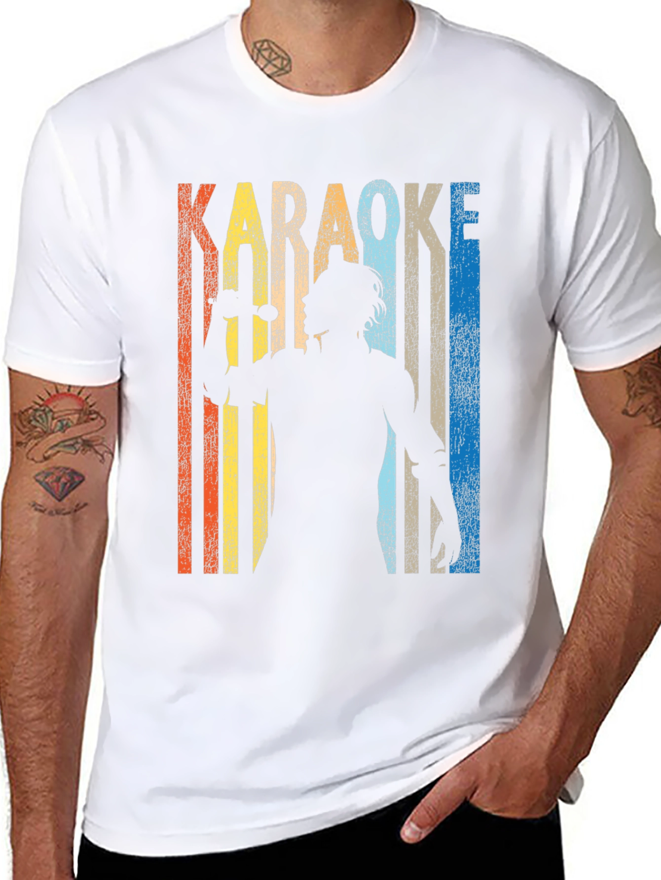 Karaoke Retro Style Graphic Tee
