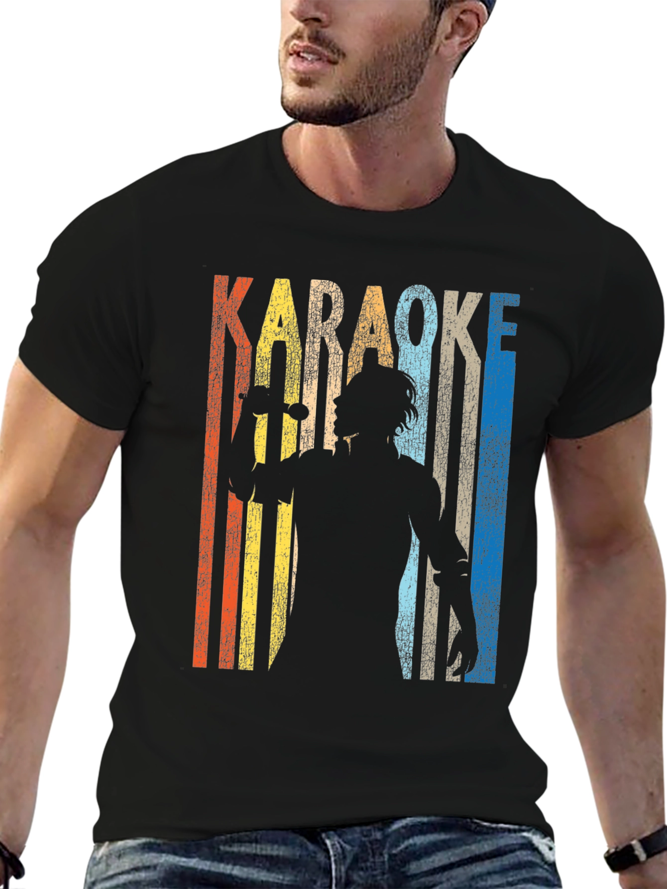 Karaoke Retro Style Graphic Tee