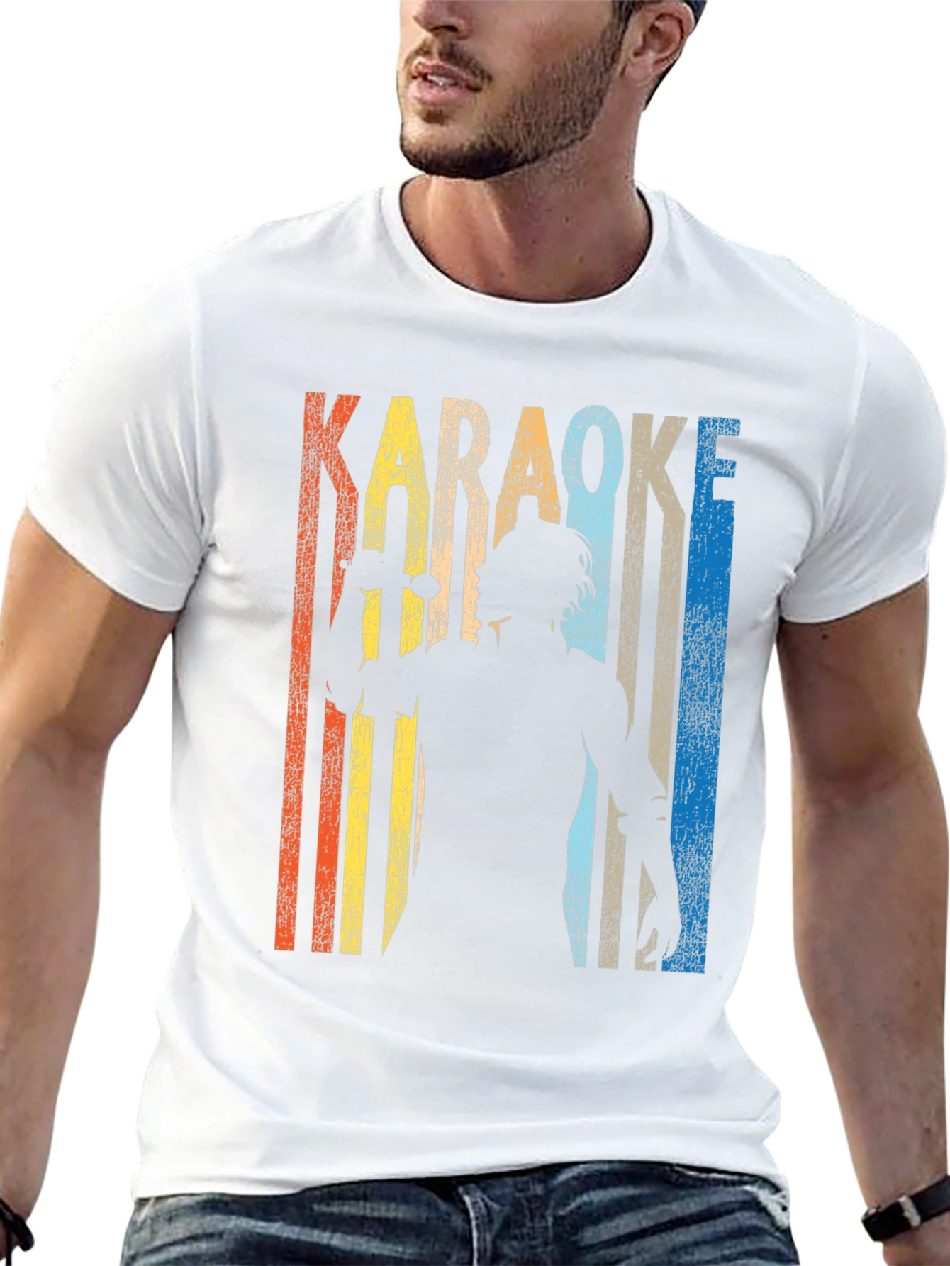 Karaoke Retro Style Graphic Tee