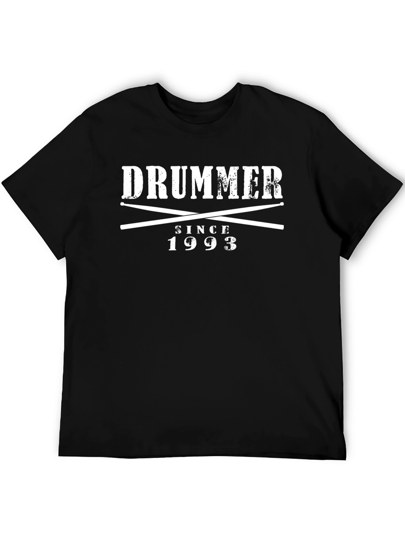 Drummer Since 1993 Black T-Shirt