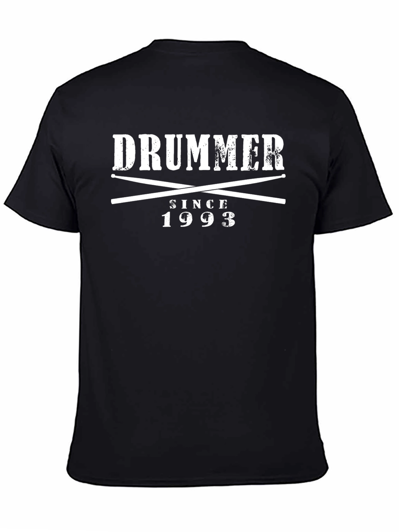 Drummer Since 1993 Black T-Shirt