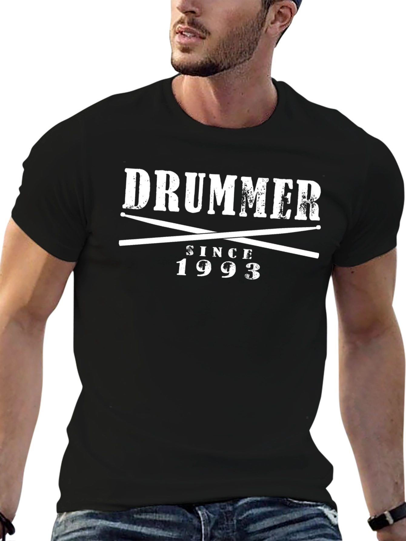 Drummer Since 1993 Black T-Shirt