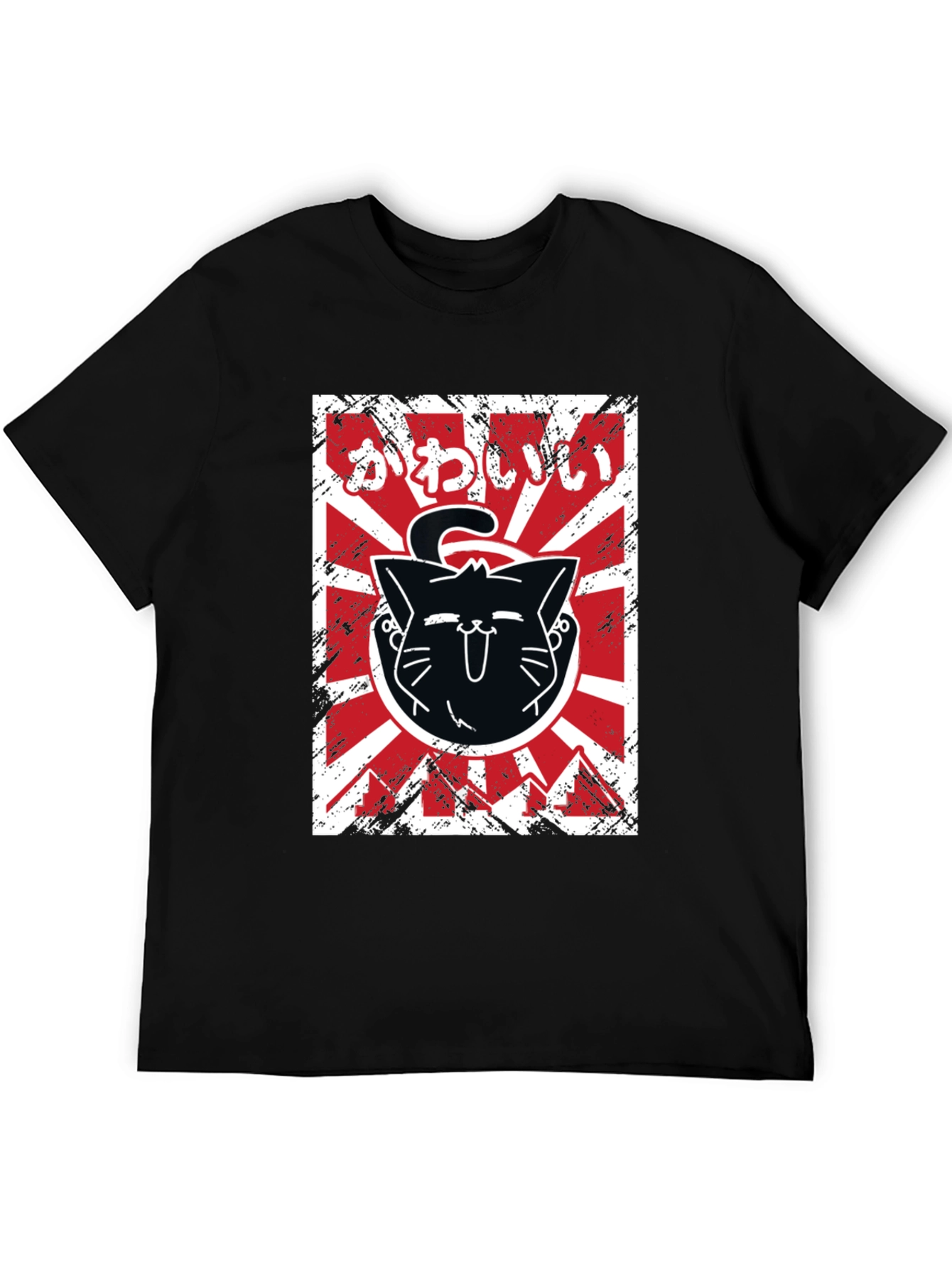 Kawaii Cat T-Shirt Japanese Style Tee