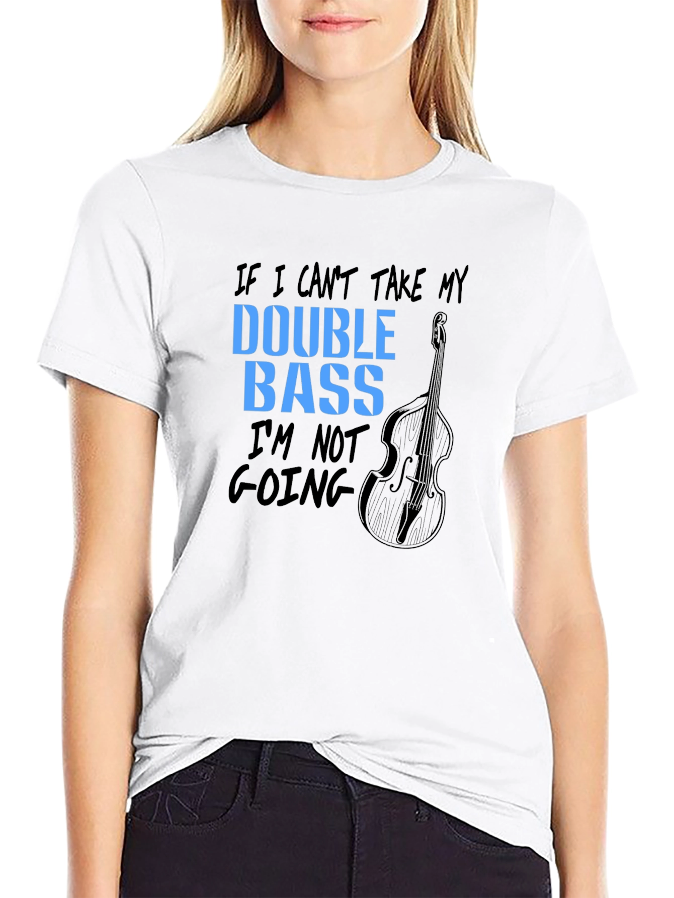 Double Bass T-Shirt: Musicians Bold Statement Tee