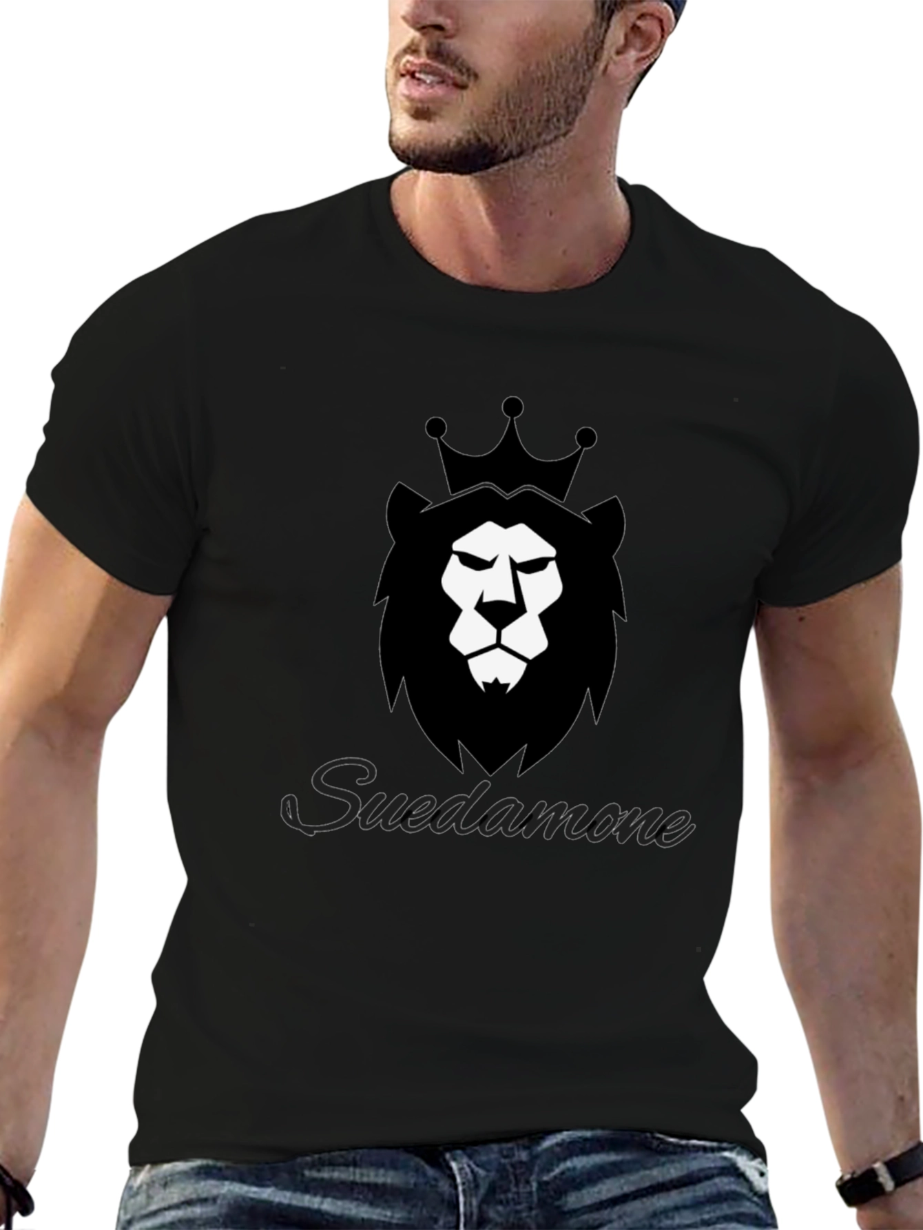 Lion Crown Graphic Tee - Suedamone