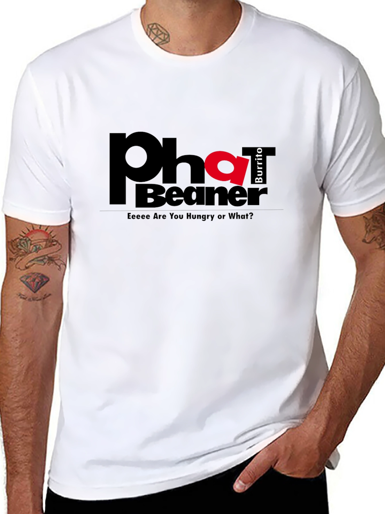 Phat Beaner Burrito Graphic T-Shirt