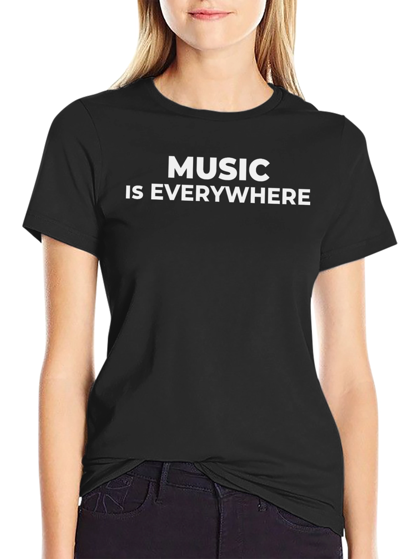 Music Is Everywhere Graphic T-Shirt