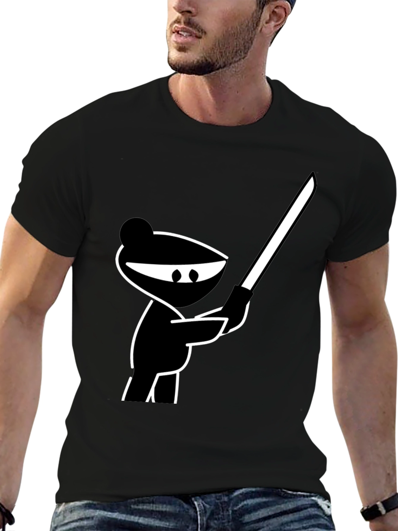Ninja Warrior Black T-Shirt