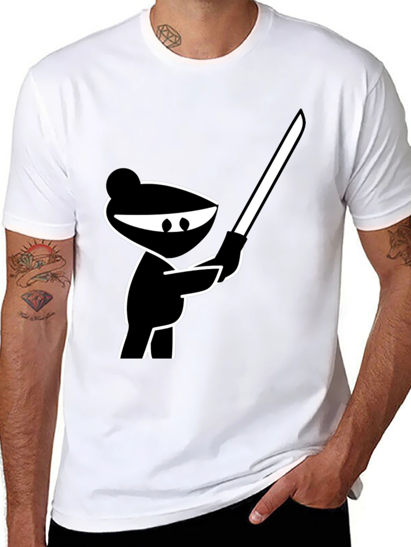 Ninja Warrior Black T-Shirt