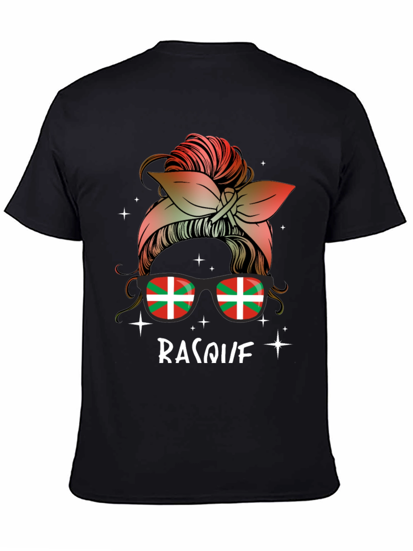 Basque Messy Bun T-Shirt