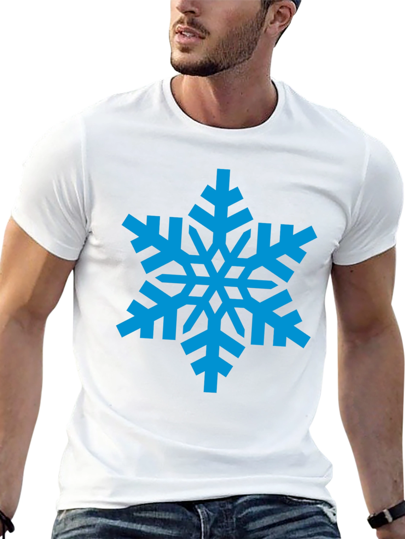 Snowflake Graphic Tee - Winter Style