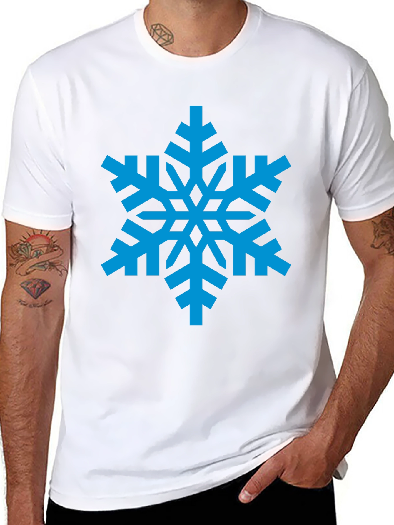 Snowflake Graphic Tee - Winter Style