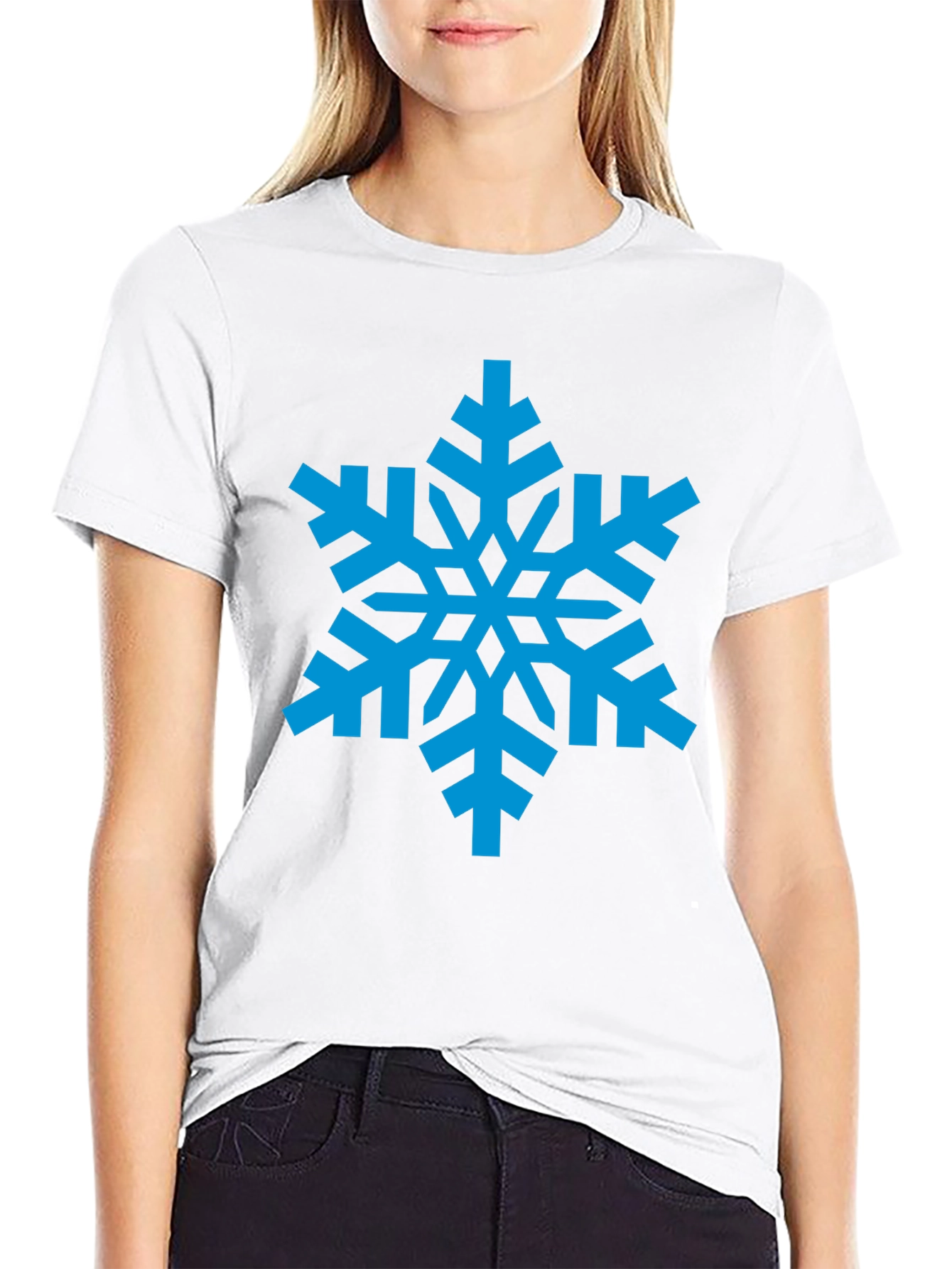 Snowflake Graphic Tee - Winter Style