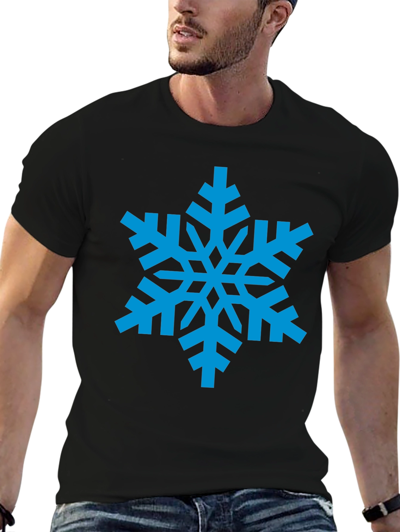 Snowflake Graphic Tee - Winter Style
