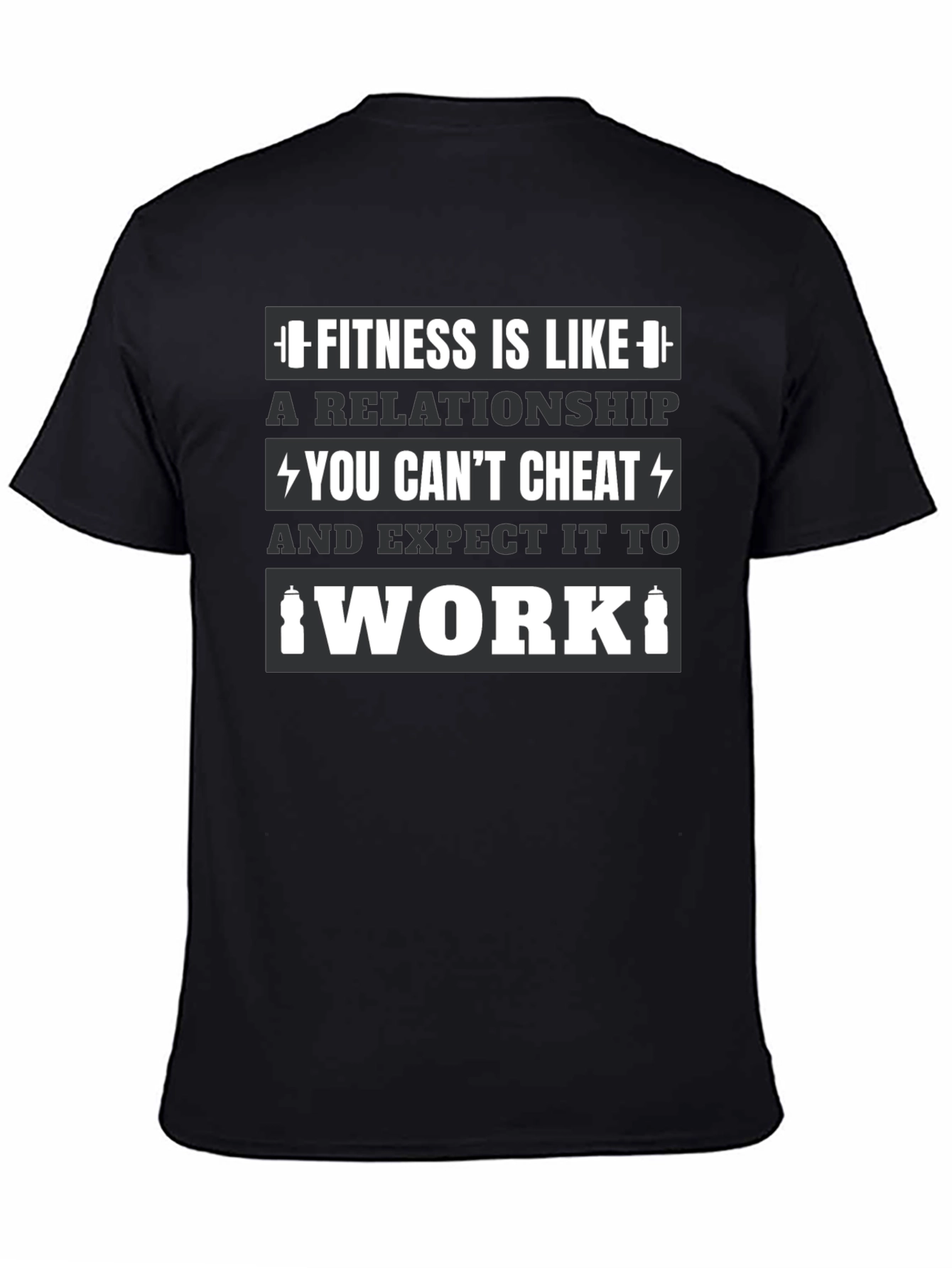 Fitness Relationship T-Shirt - Gym Motivation Tee