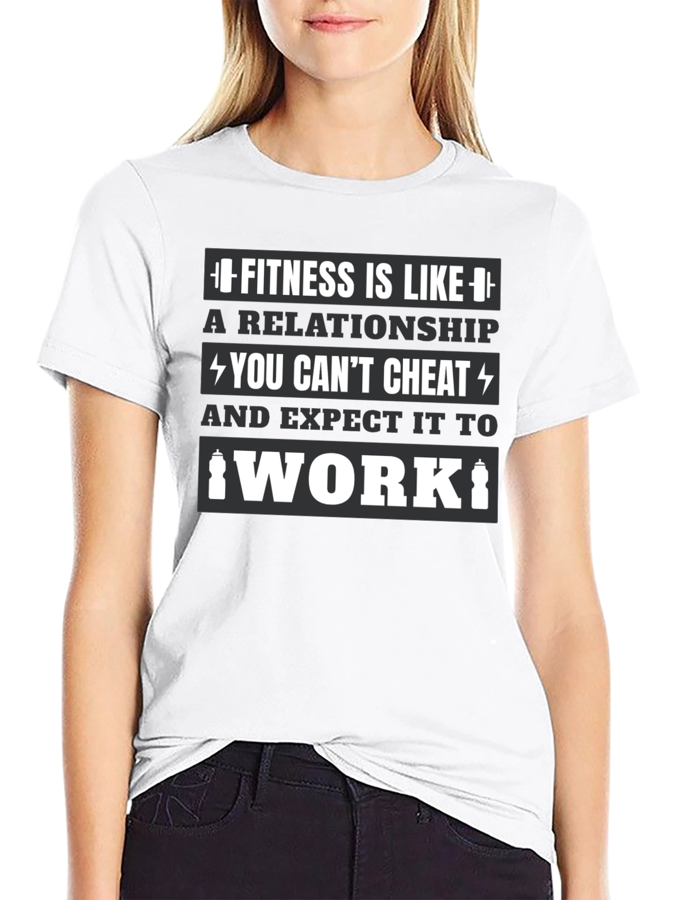 Fitness Relationship T-Shirt - Gym Motivation Tee