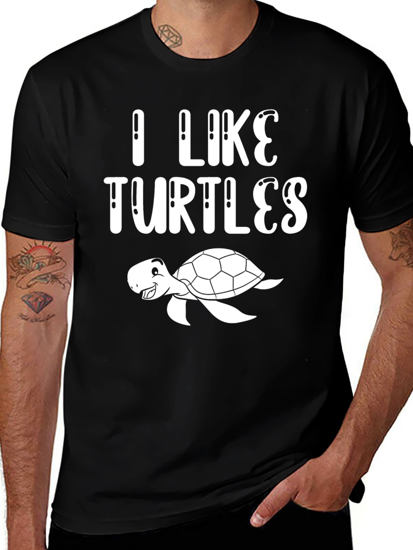 I Like Turtles T-Shirt - Cute Sea Turtle Tee