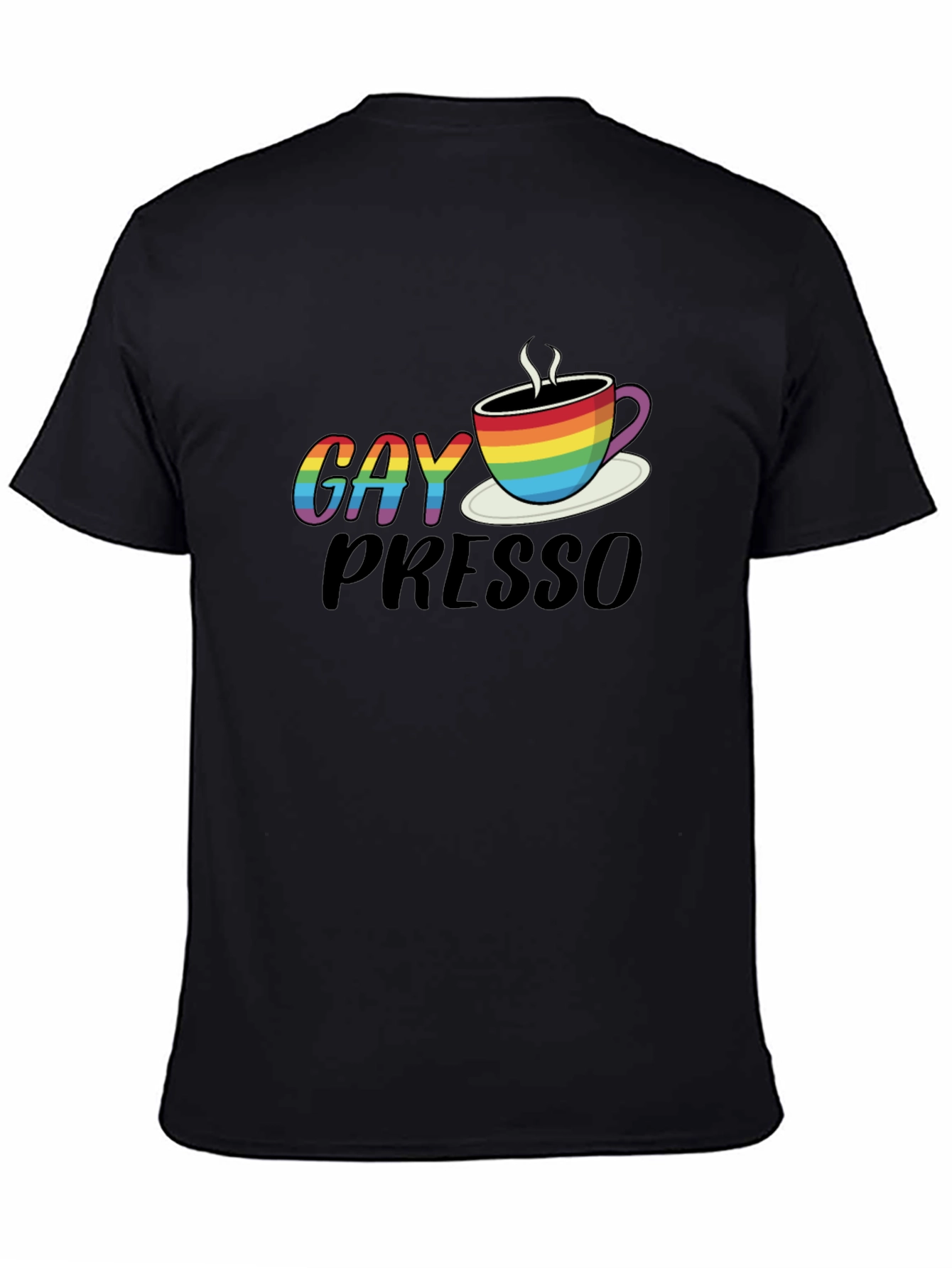 Gay Presso Coffee T-Shirt LGBT Pride Tee
