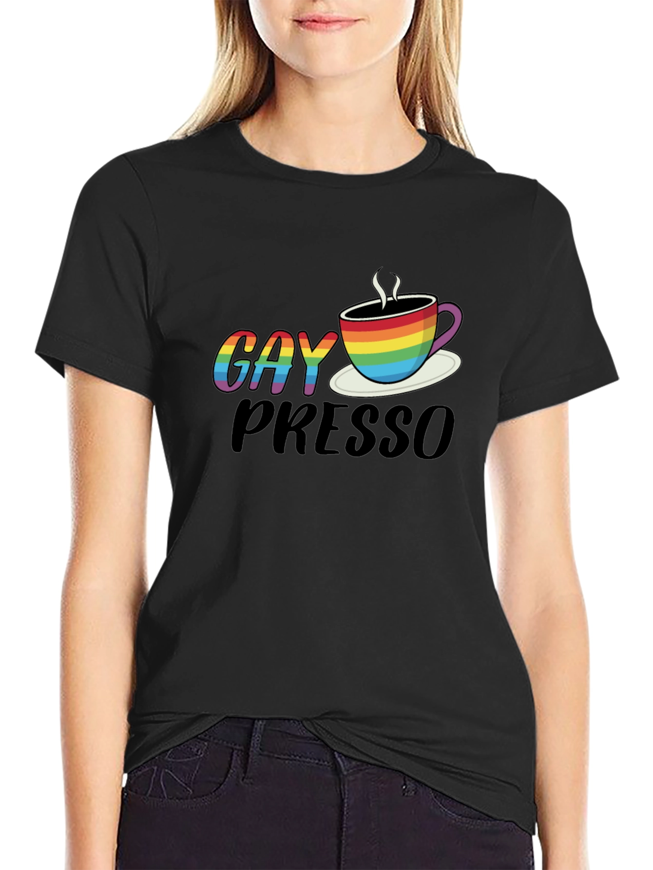 Gay Presso Coffee T-Shirt LGBT Pride Tee