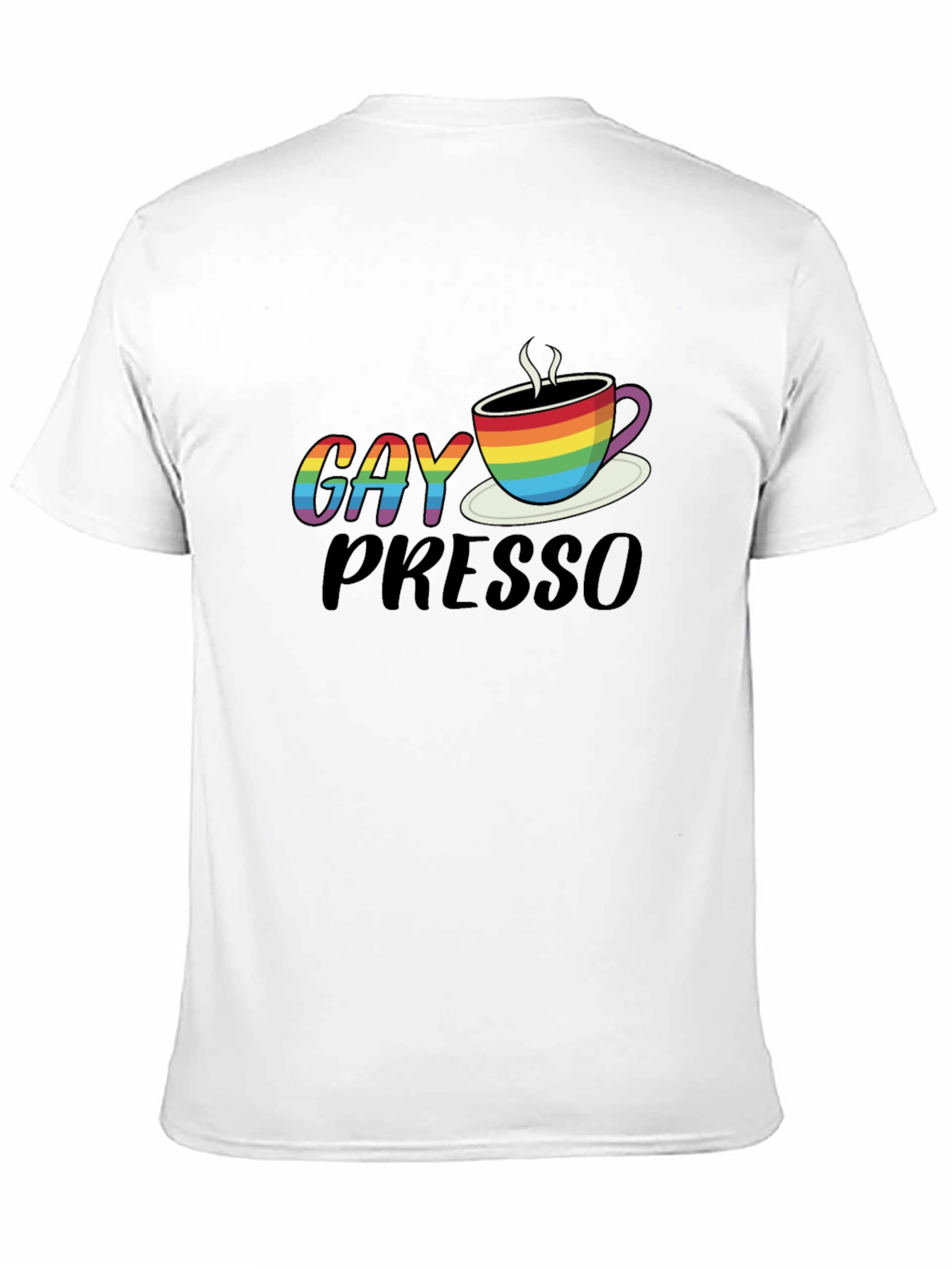 Gay Presso Coffee T-Shirt LGBT Pride Tee