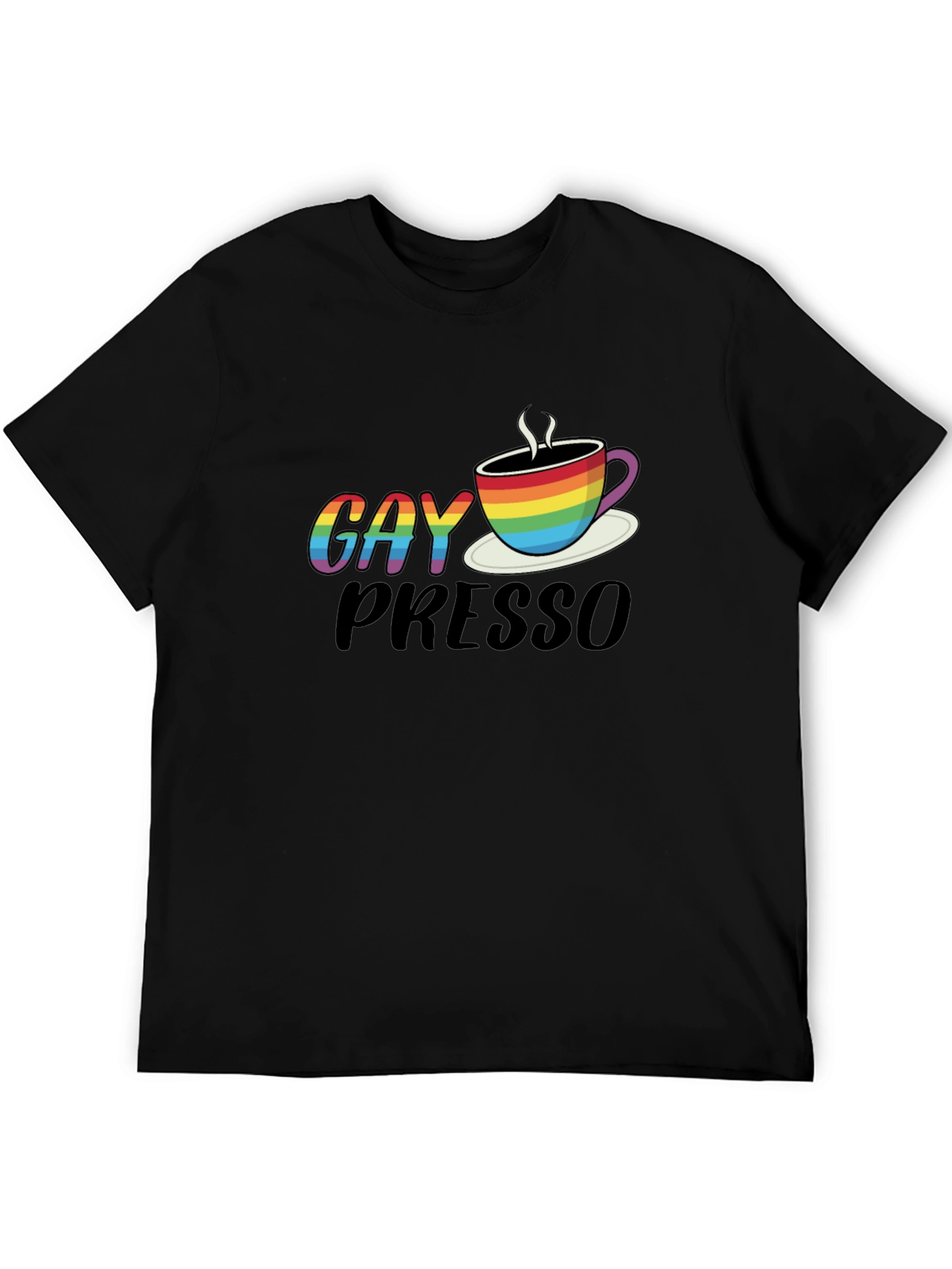 Gay Presso Coffee T-Shirt LGBT Pride Tee