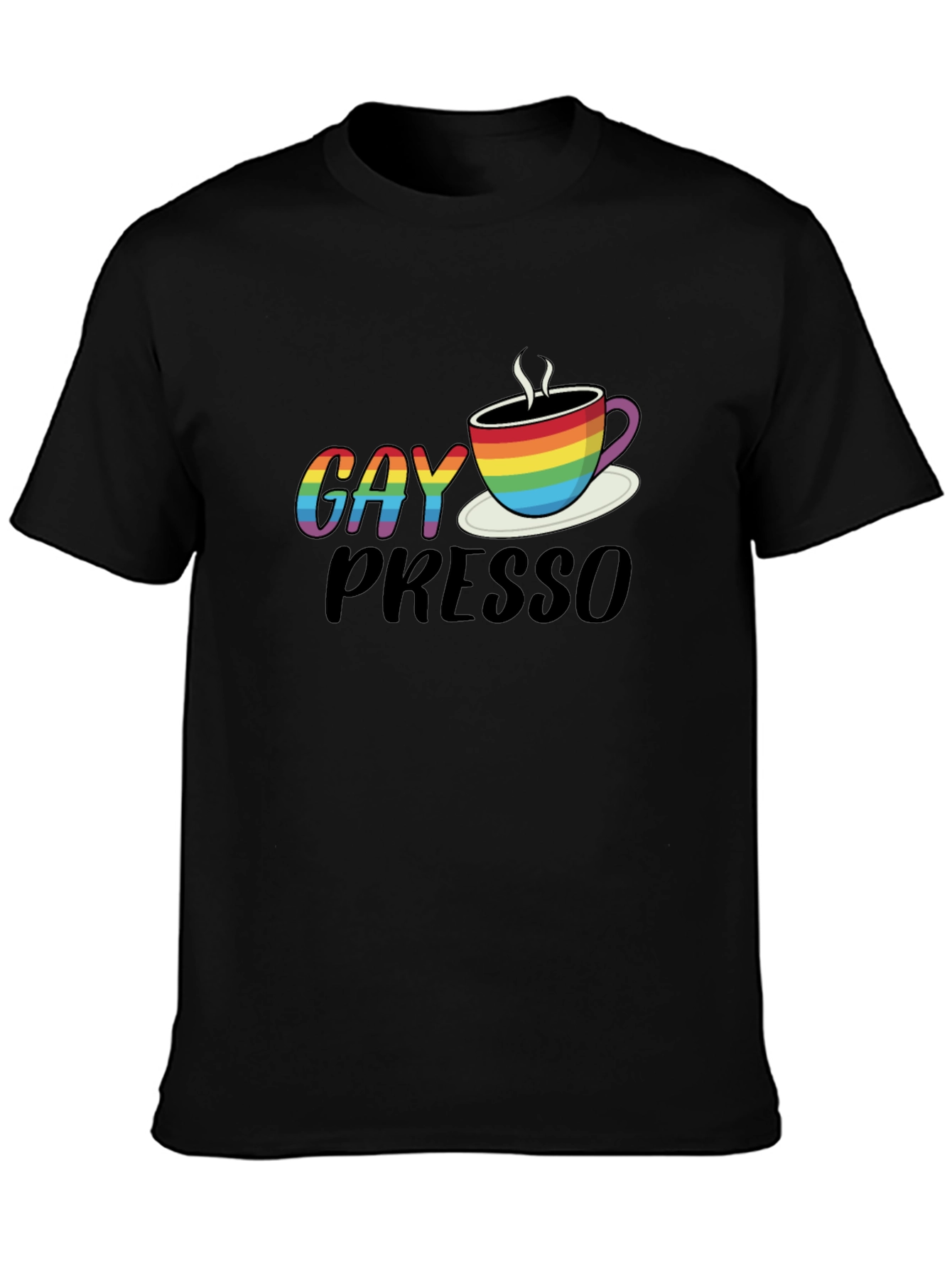 Gay Presso Coffee T-Shirt LGBT Pride Tee