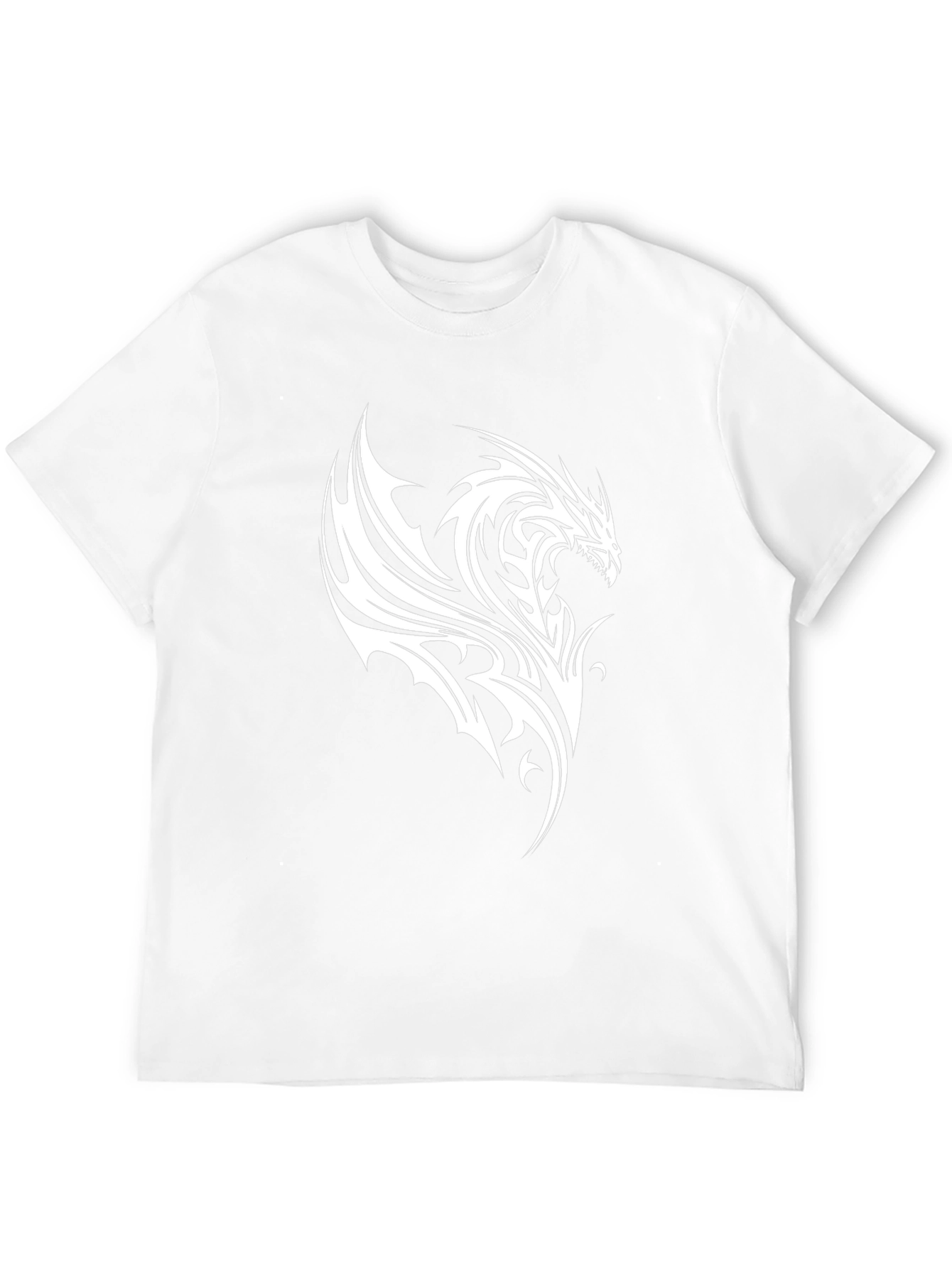 Dragon Graphic Print Black T-Shirt