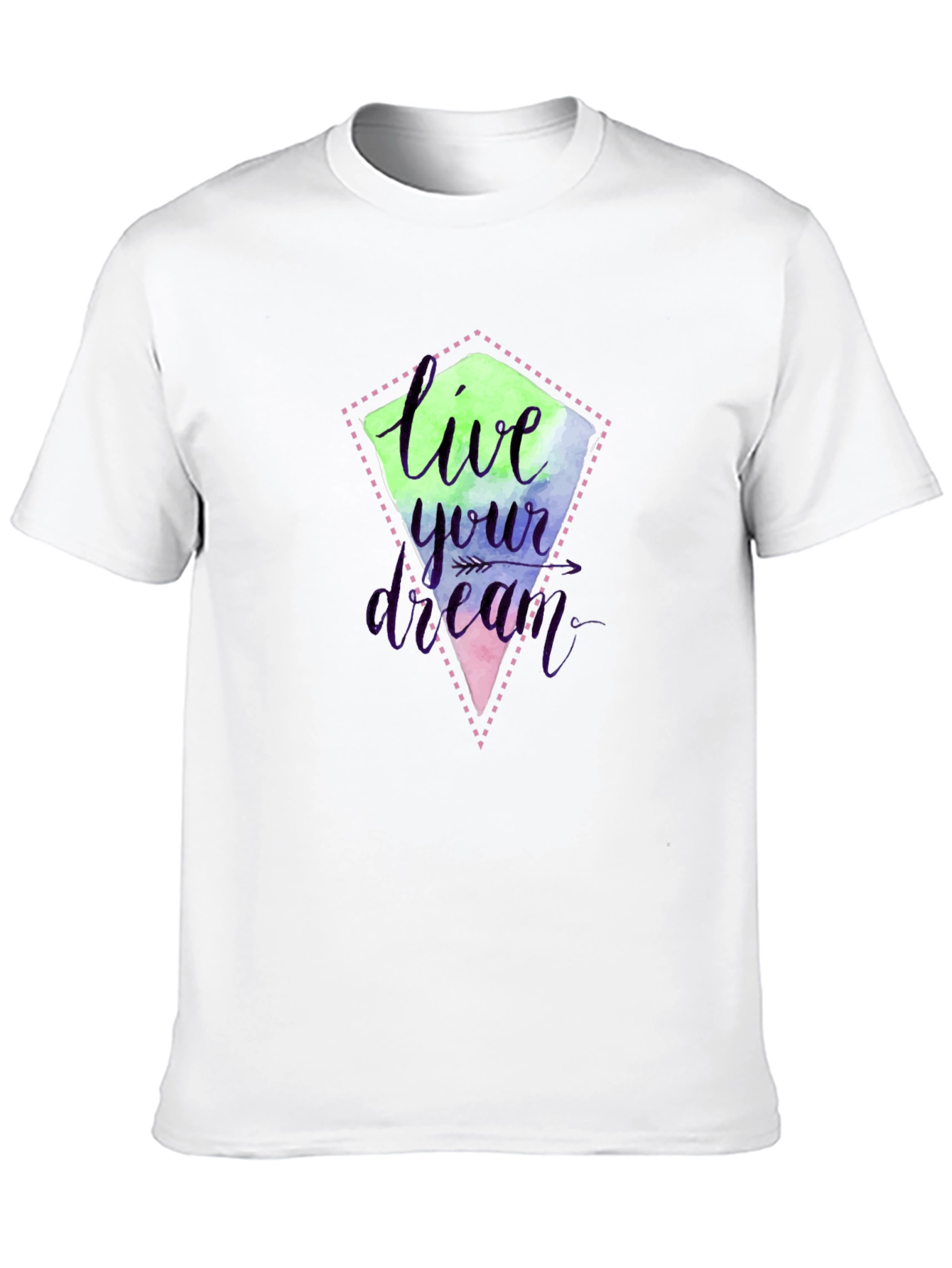 Live Your Dream Graphic Tee - Stylish Black T-Shirt