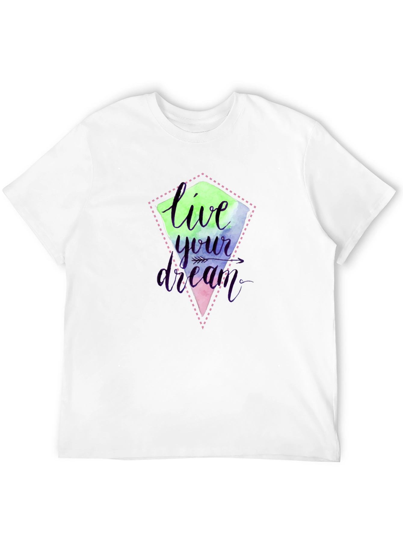Live Your Dream Graphic Tee - Stylish Black T-Shirt