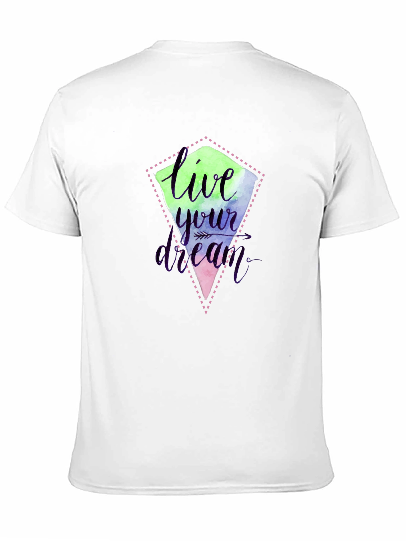 Live Your Dream Graphic Tee - Stylish Black T-Shirt