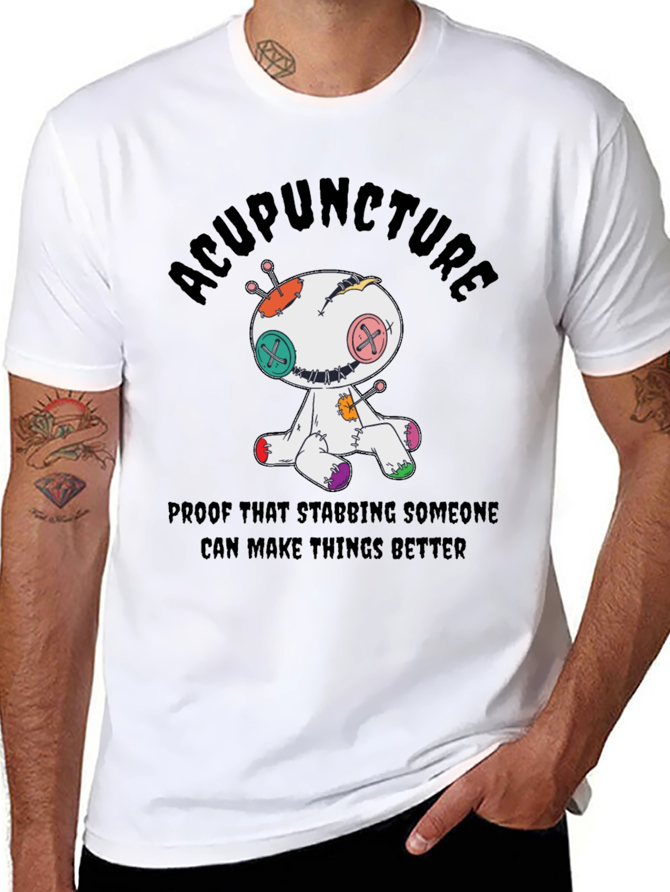 Acupuncture Voodoo Doll T-Shirt