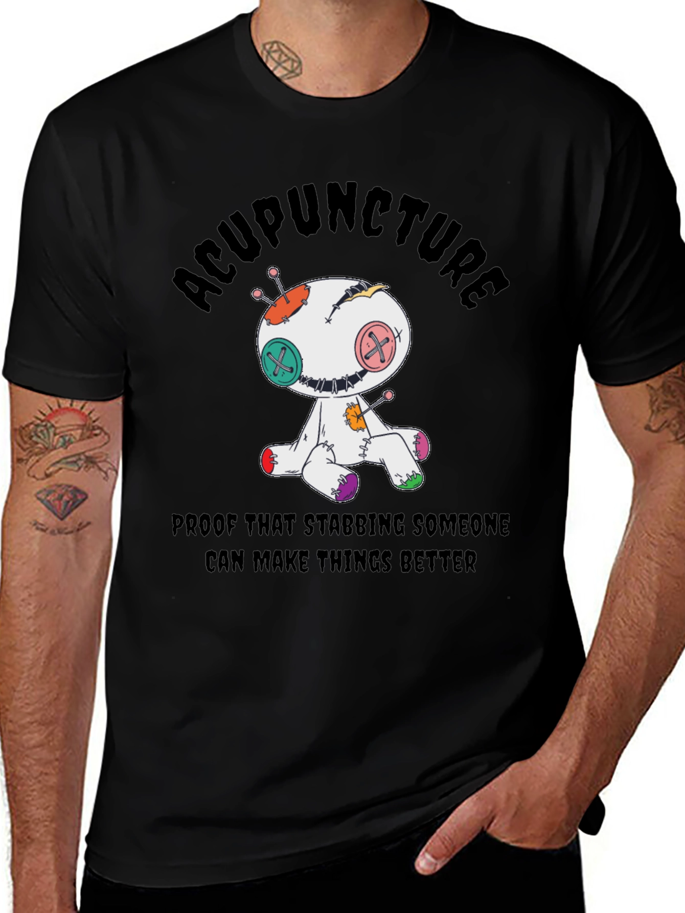 Acupuncture Voodoo Doll T-Shirt