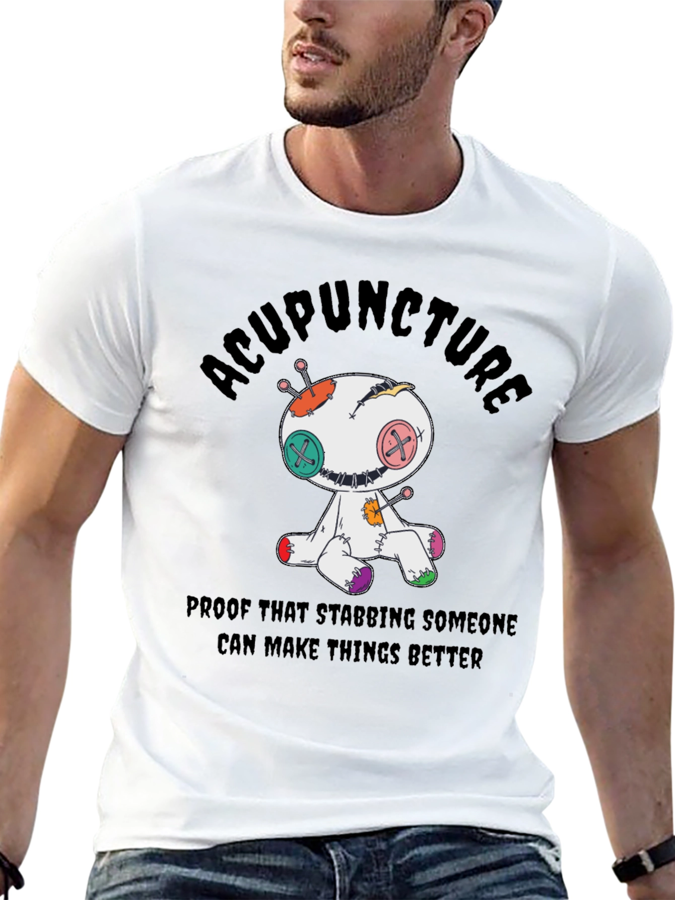 Acupuncture Voodoo Doll T-Shirt