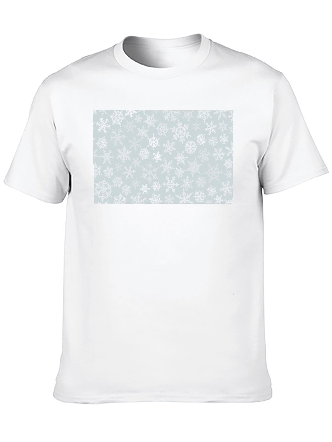 Snowflake Pattern T-Shirt
