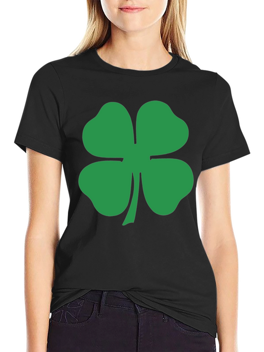 Shamrock T-Shirt - Lucky Green Four Leaf Clover Tee