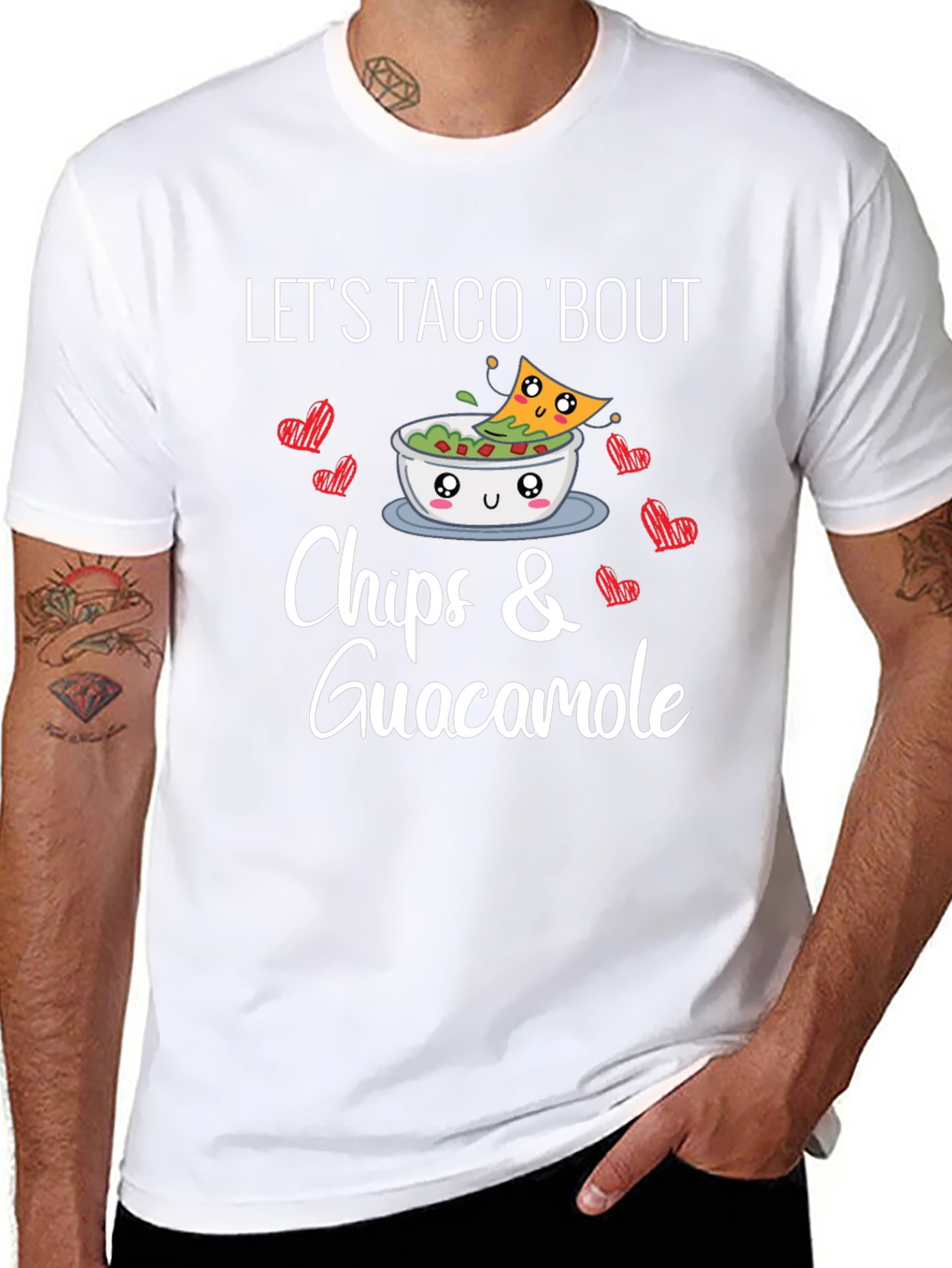 Lets Taco Bout Chips & Guacamole T-Shirt