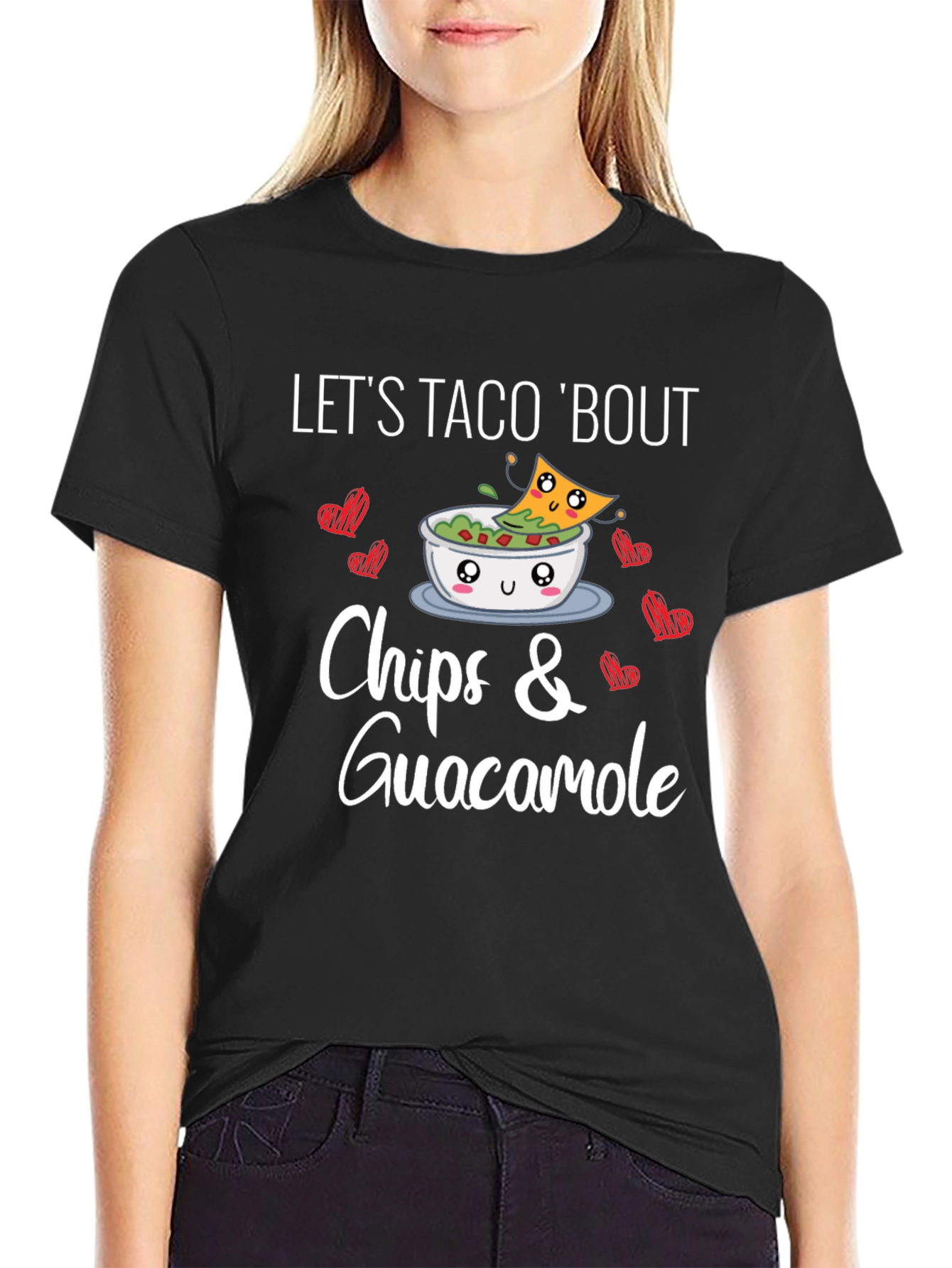 Lets Taco Bout Chips & Guacamole T-Shirt