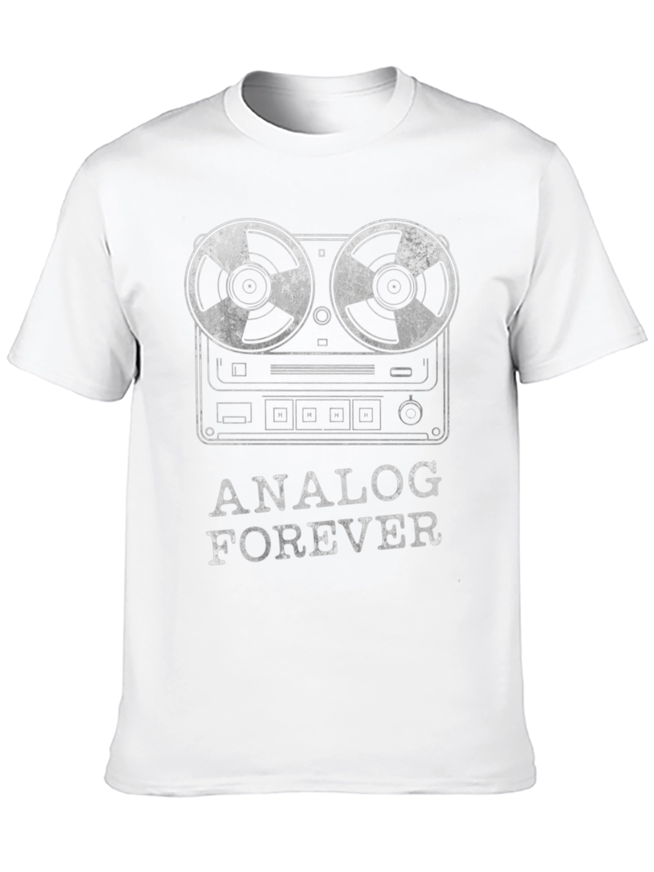 Analog Forever T-Shirt - Retro Music Lover Tee