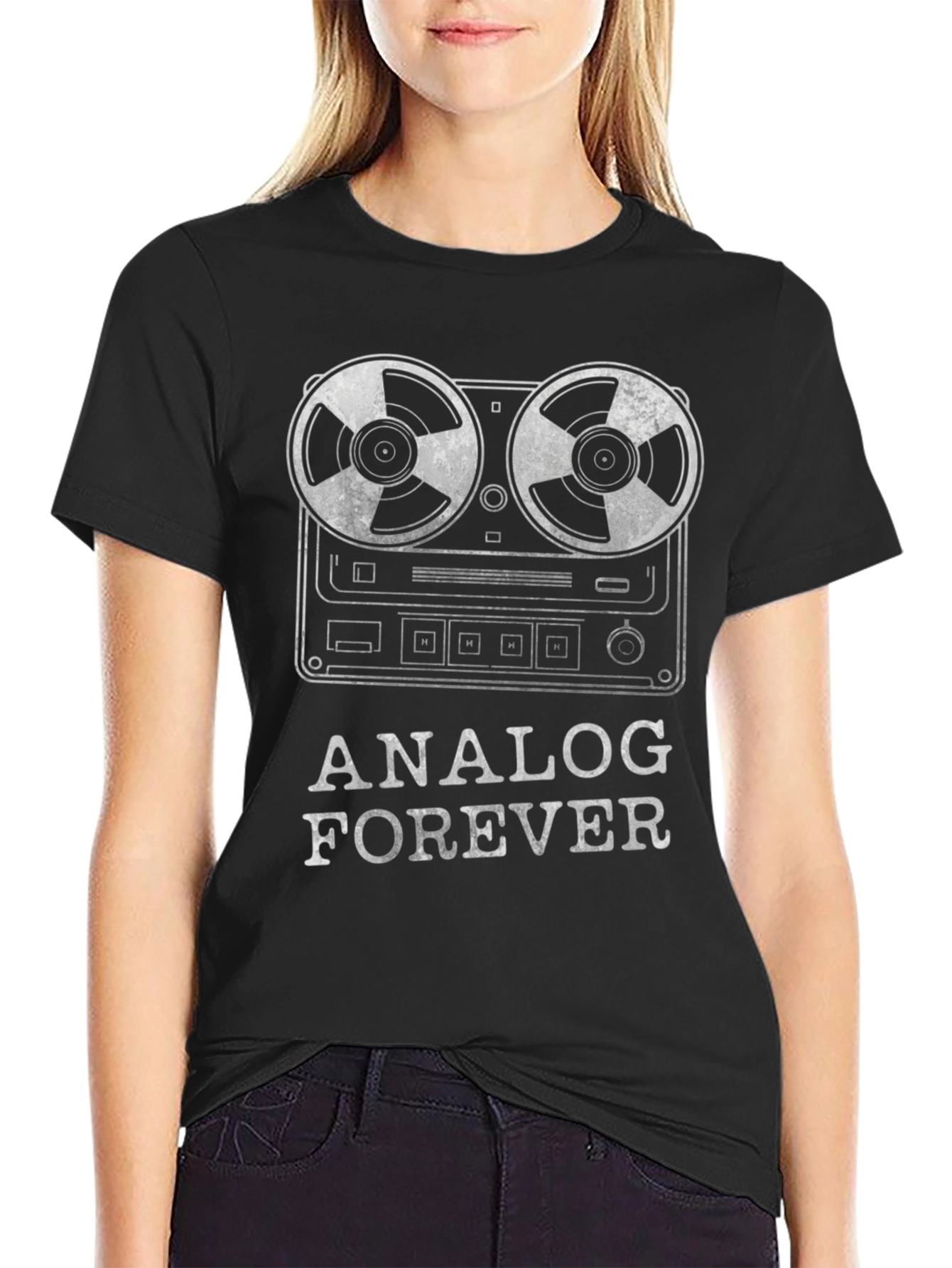 Analog Forever T-Shirt - Retro Music Lover Tee