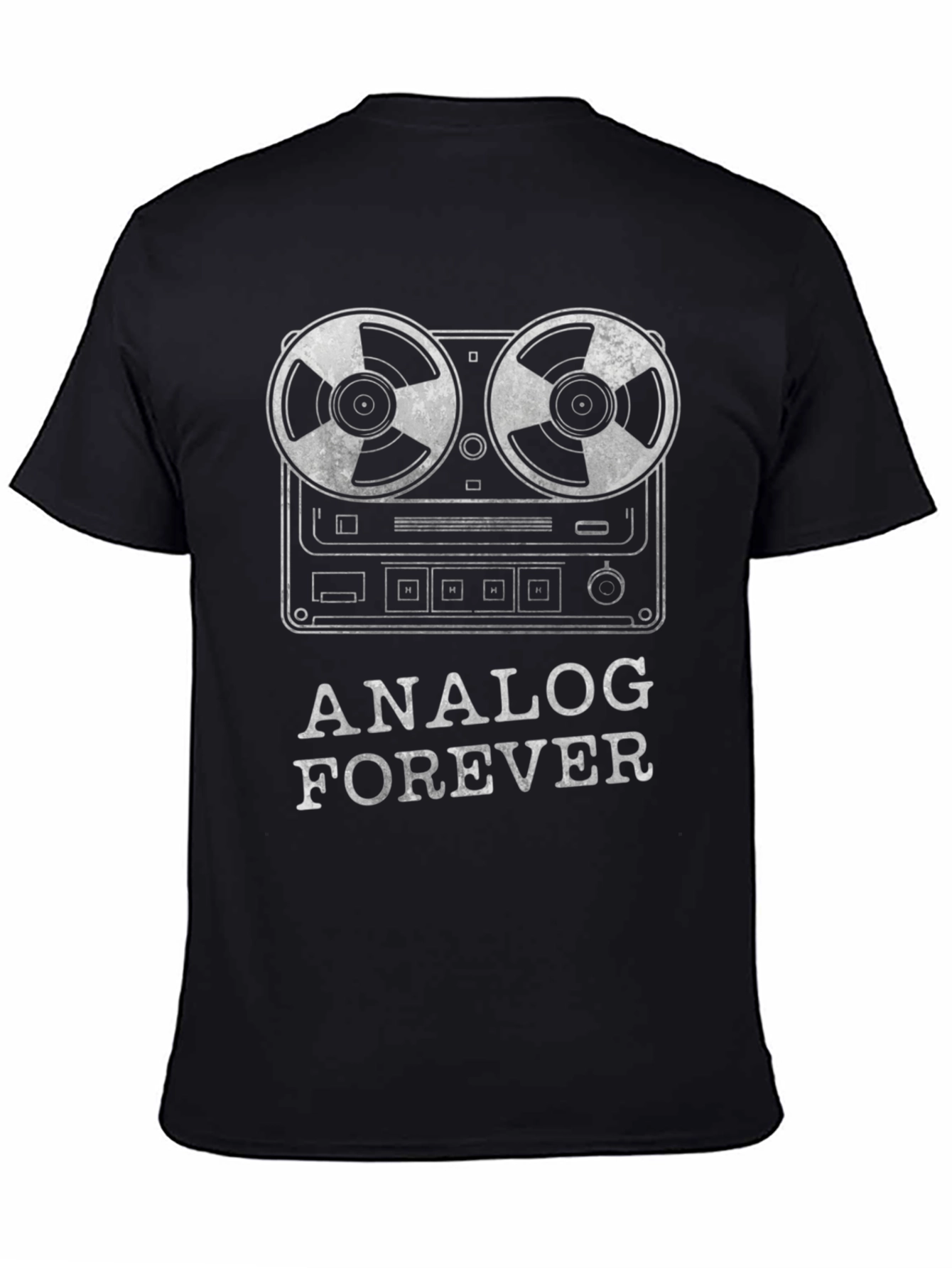 Analog Forever T-Shirt - Retro Music Lover Tee
