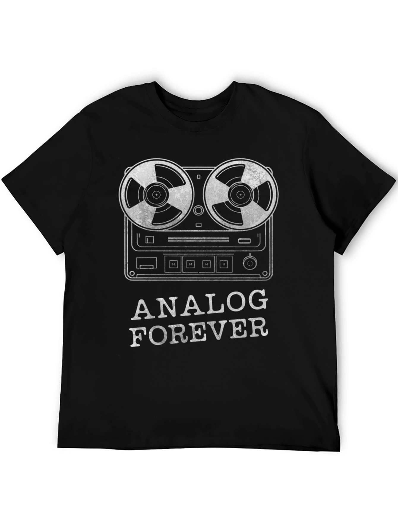 Analog Forever T-Shirt - Retro Music Lover Tee