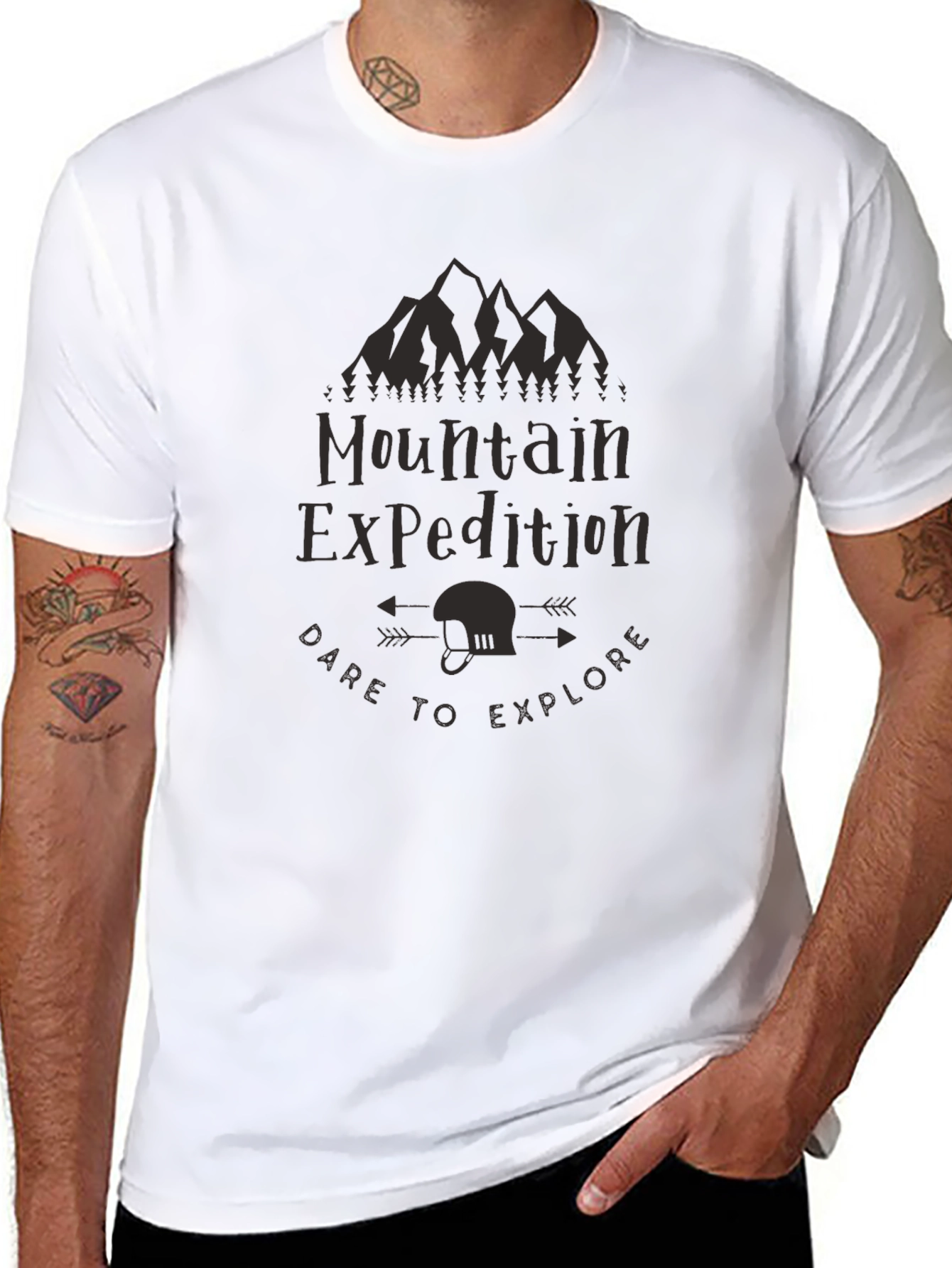Mountain Expedition Graphic T-Shirt - Dare to Explore!