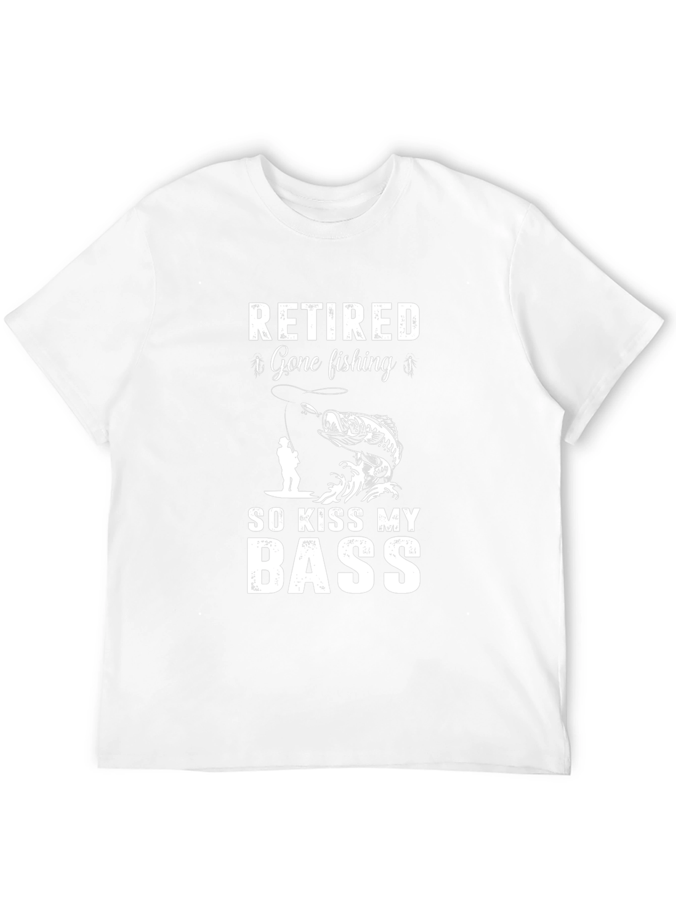 Retired Gone Fishing T-Shirt - Kiss My Bass