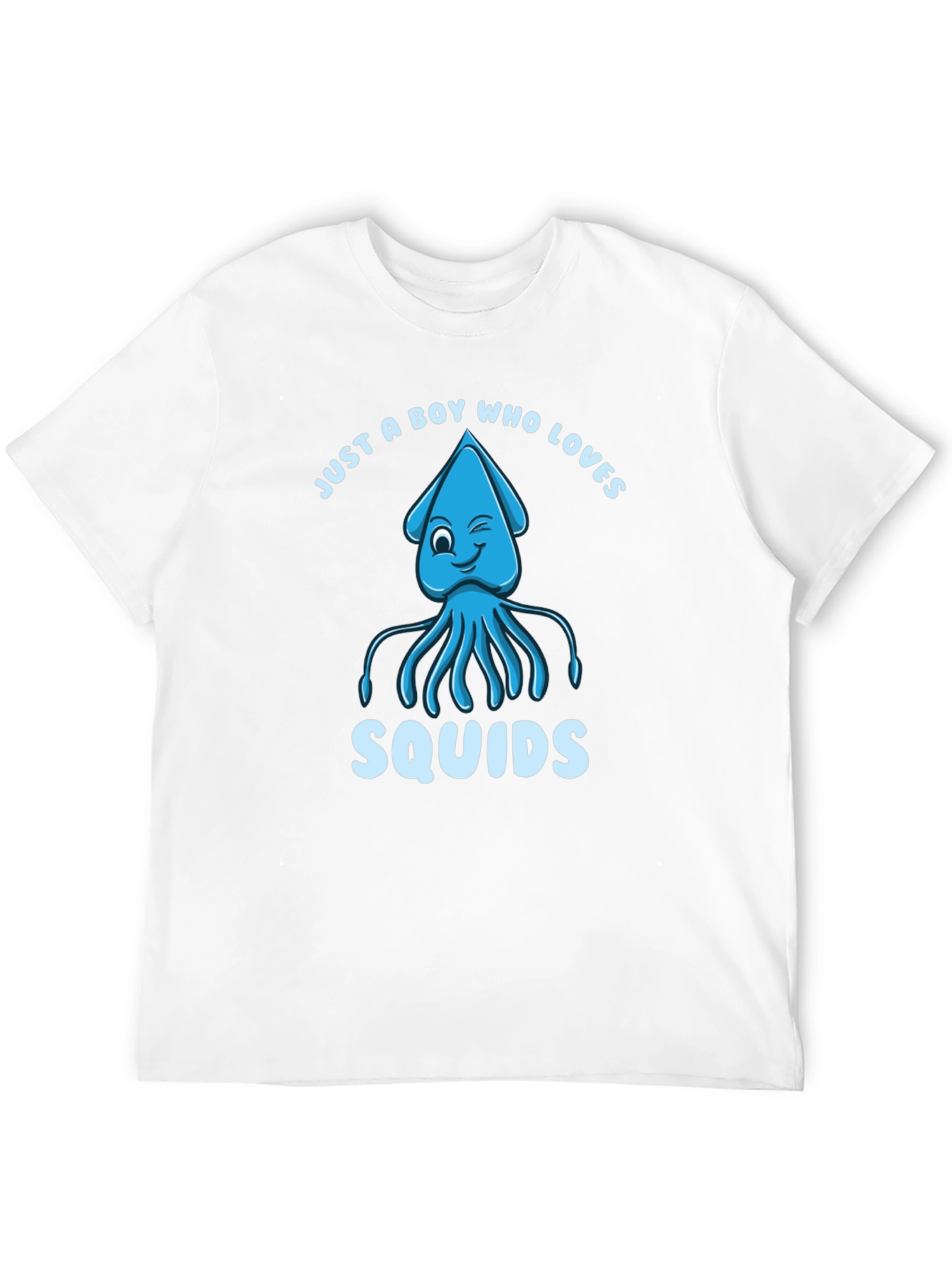 Boy Who Loves Squids Graphic T-Shirt