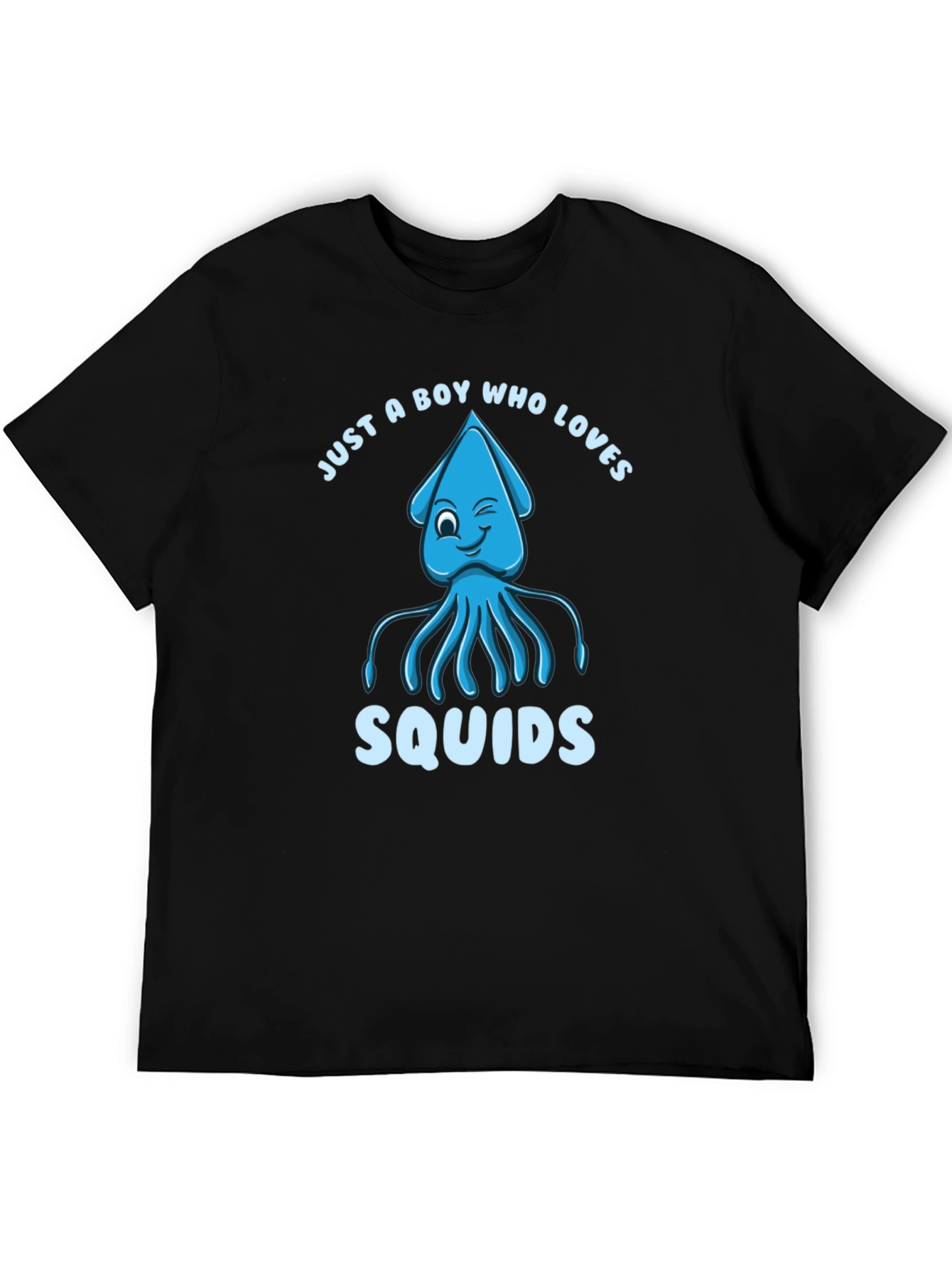 Boy Who Loves Squids Graphic T-Shirt