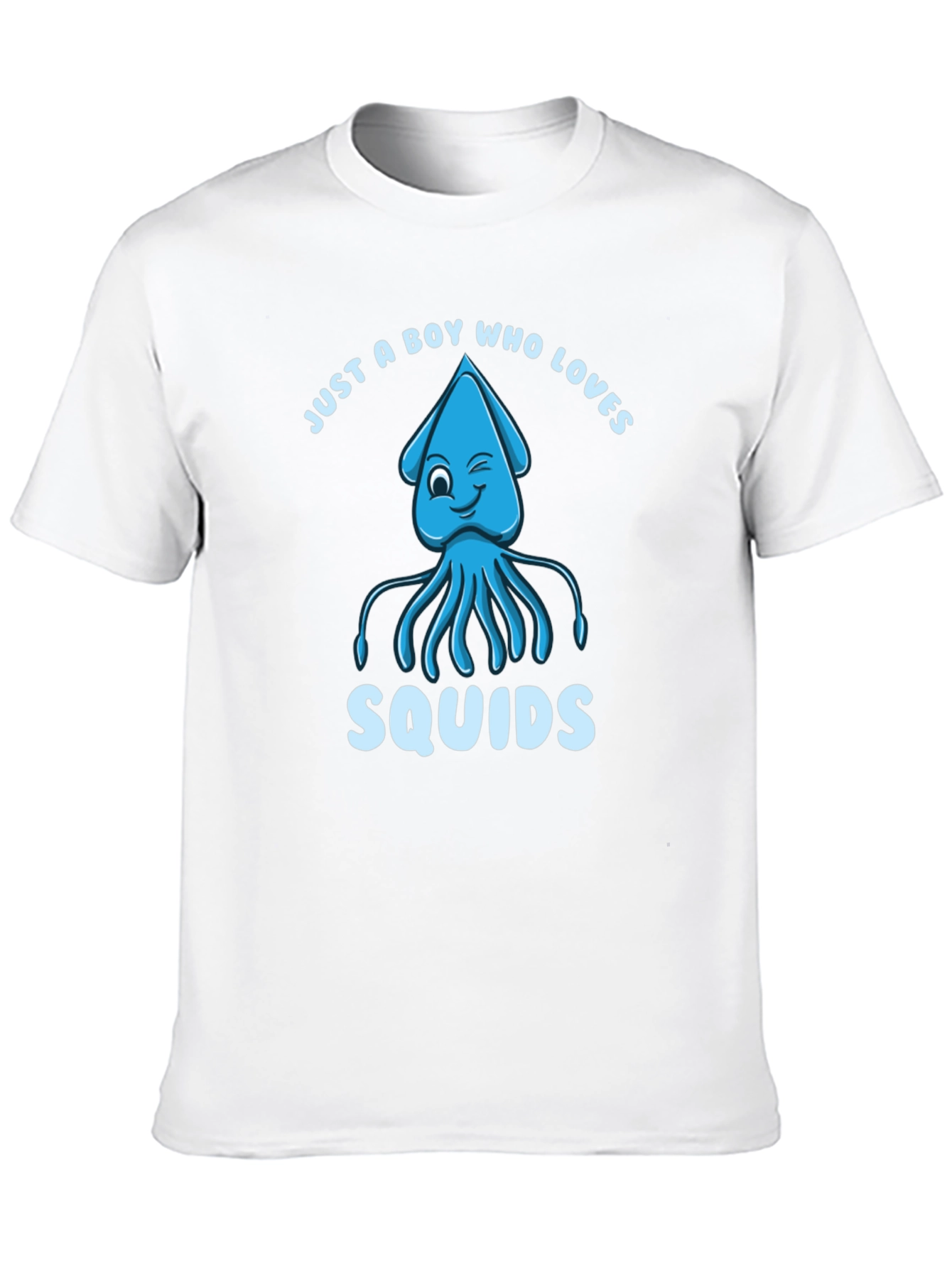 Boy Who Loves Squids Graphic T-Shirt