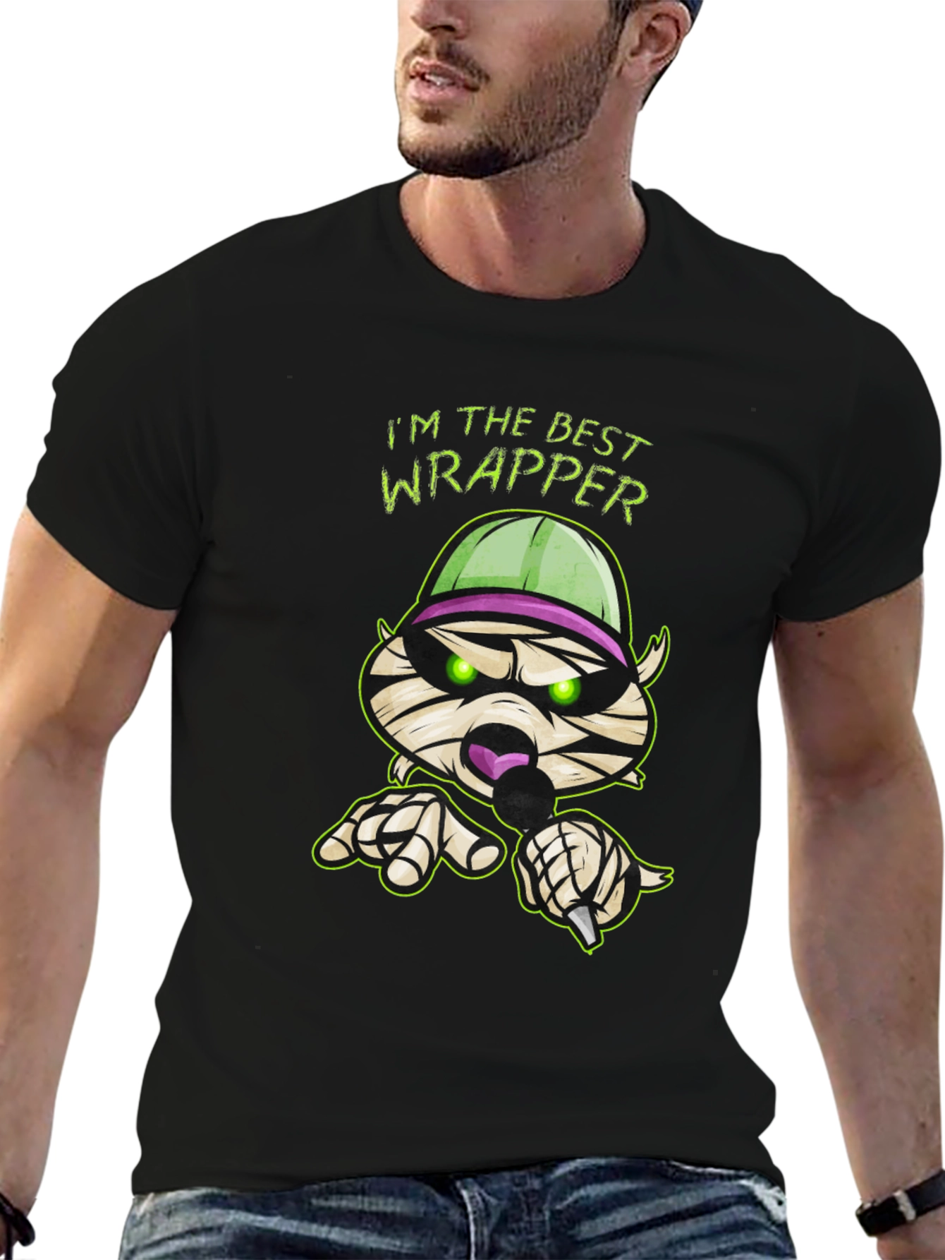 Best Wrapper Graphic T-Shirt - Funny Halloween Tee