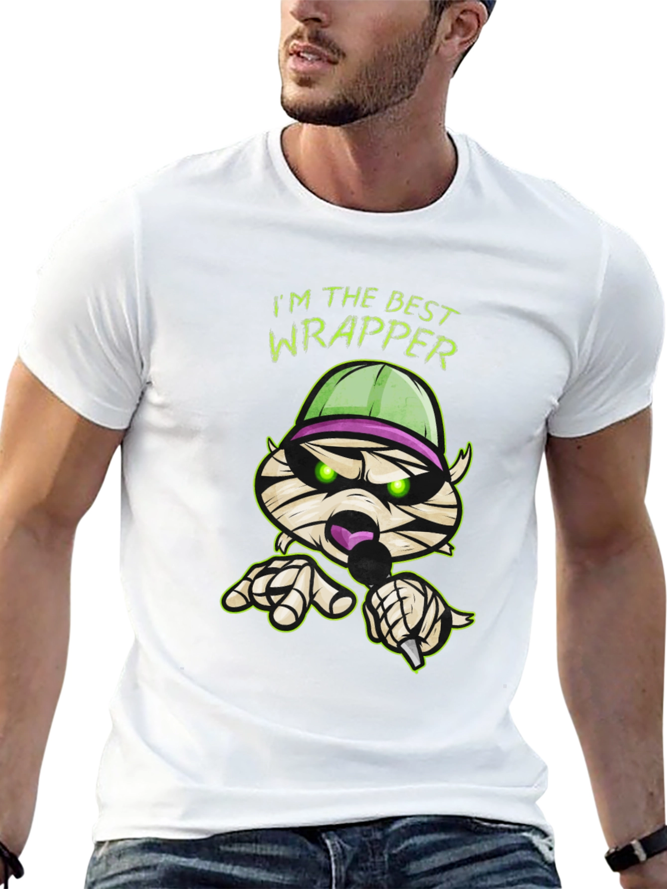 Best Wrapper Graphic T-Shirt - Funny Halloween Tee