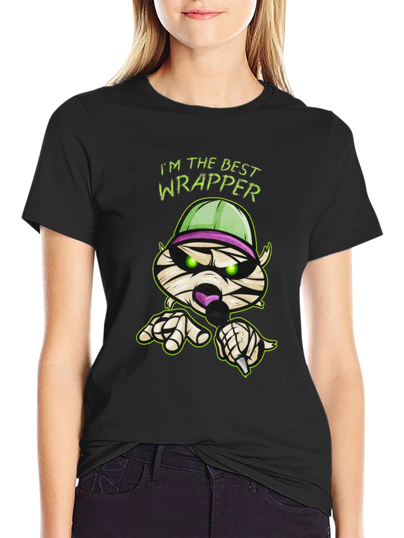 Best Wrapper Graphic T-Shirt - Funny Halloween Tee