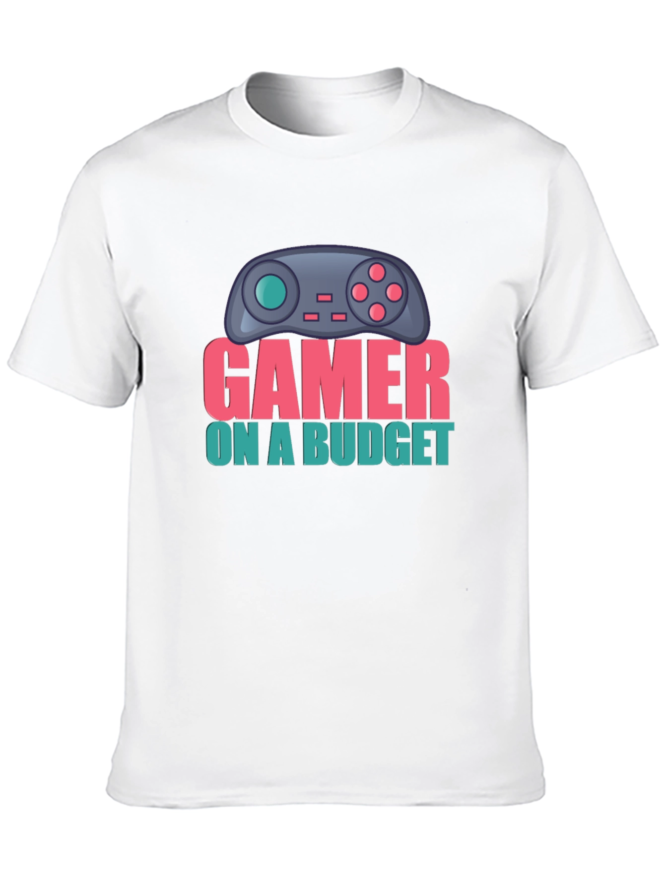 Gamer On A Budget T-Shirt - Black Cotton Tee